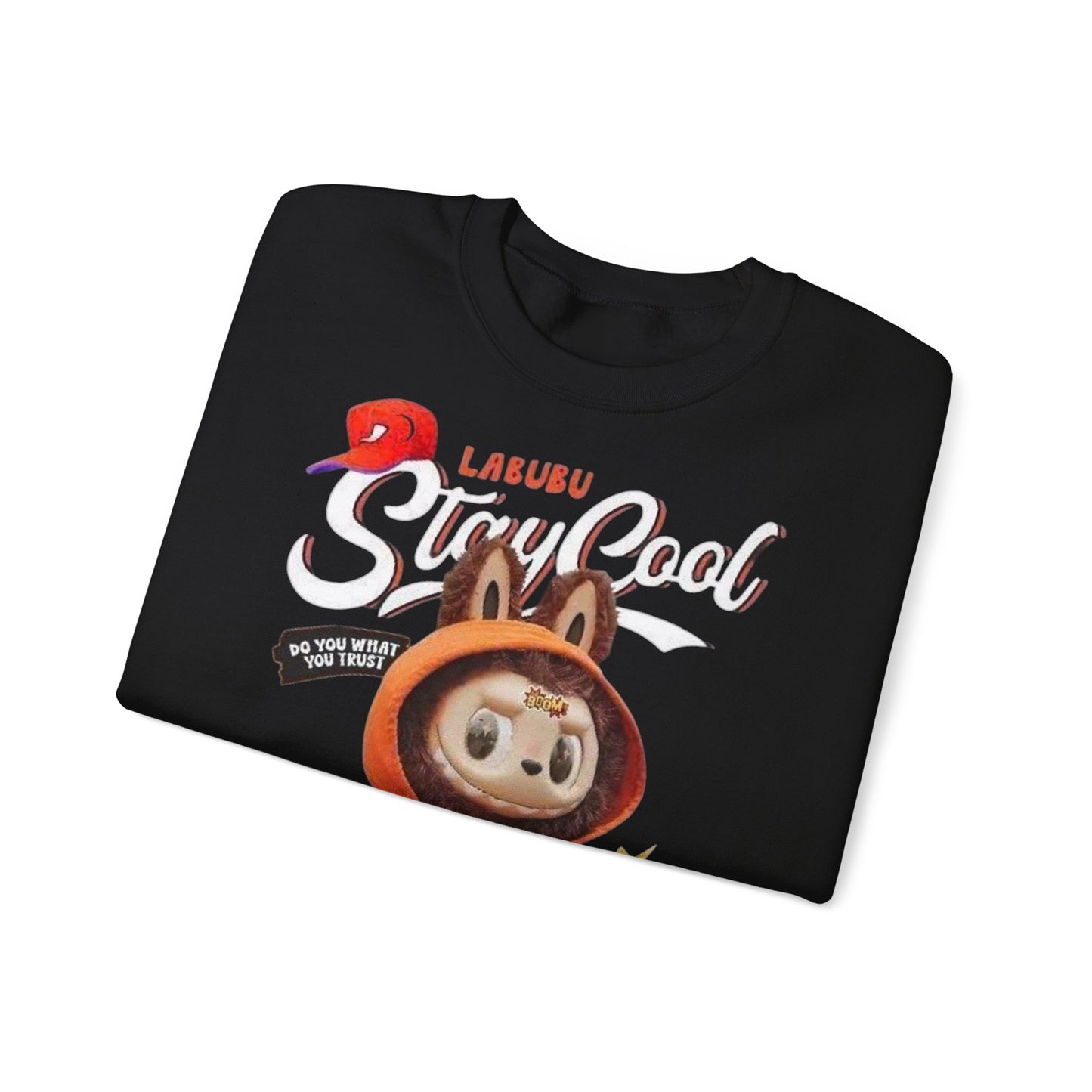 Felpa Unisex Labubu Stay Cool – Sweatshirt _ Streetwear Heavy Blend.