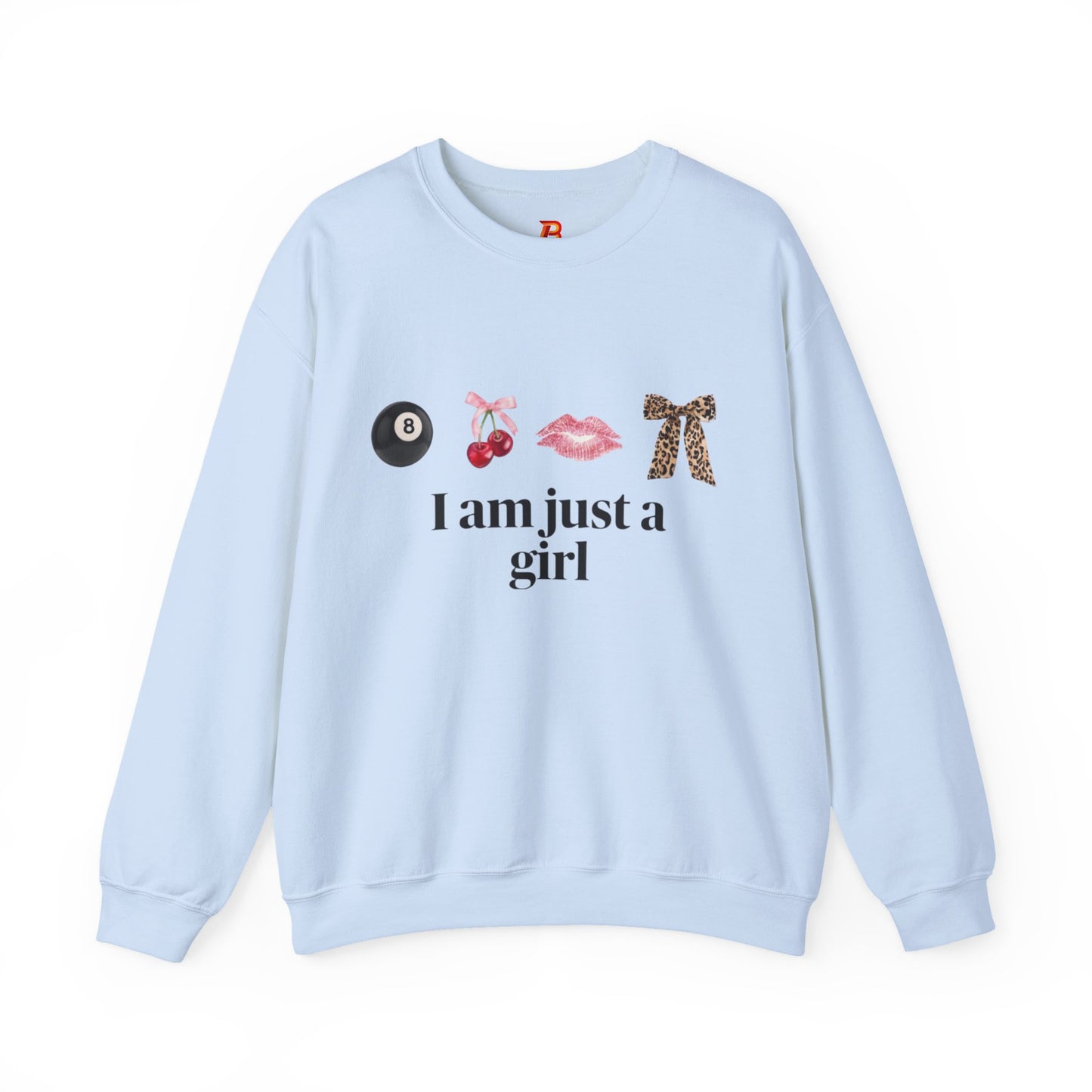 Felpa “I Am Just a Girl” – Stampa DTG di Alta Qualità | Moda Donna Trendy e Comoda.