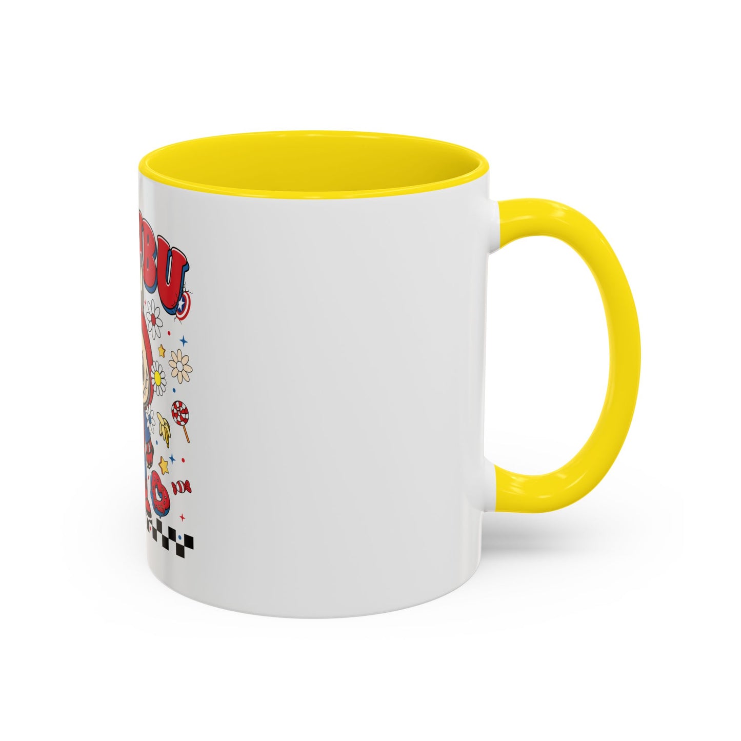 Tazza Labubu Pop Art | Tazza Colorata in Ceramica 315 ml – Collezione Personalizzabile.