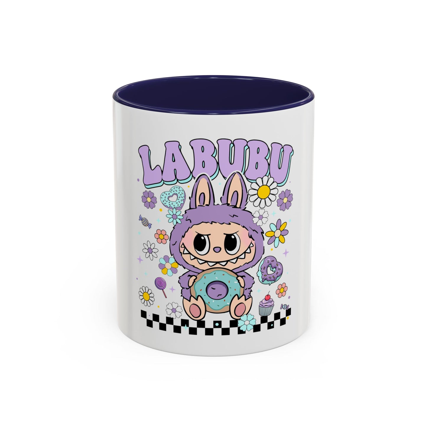Tazza Labubu Pop Art | Tazza Colorata in Ceramica 315 ml – Collezione Personalizzabile.