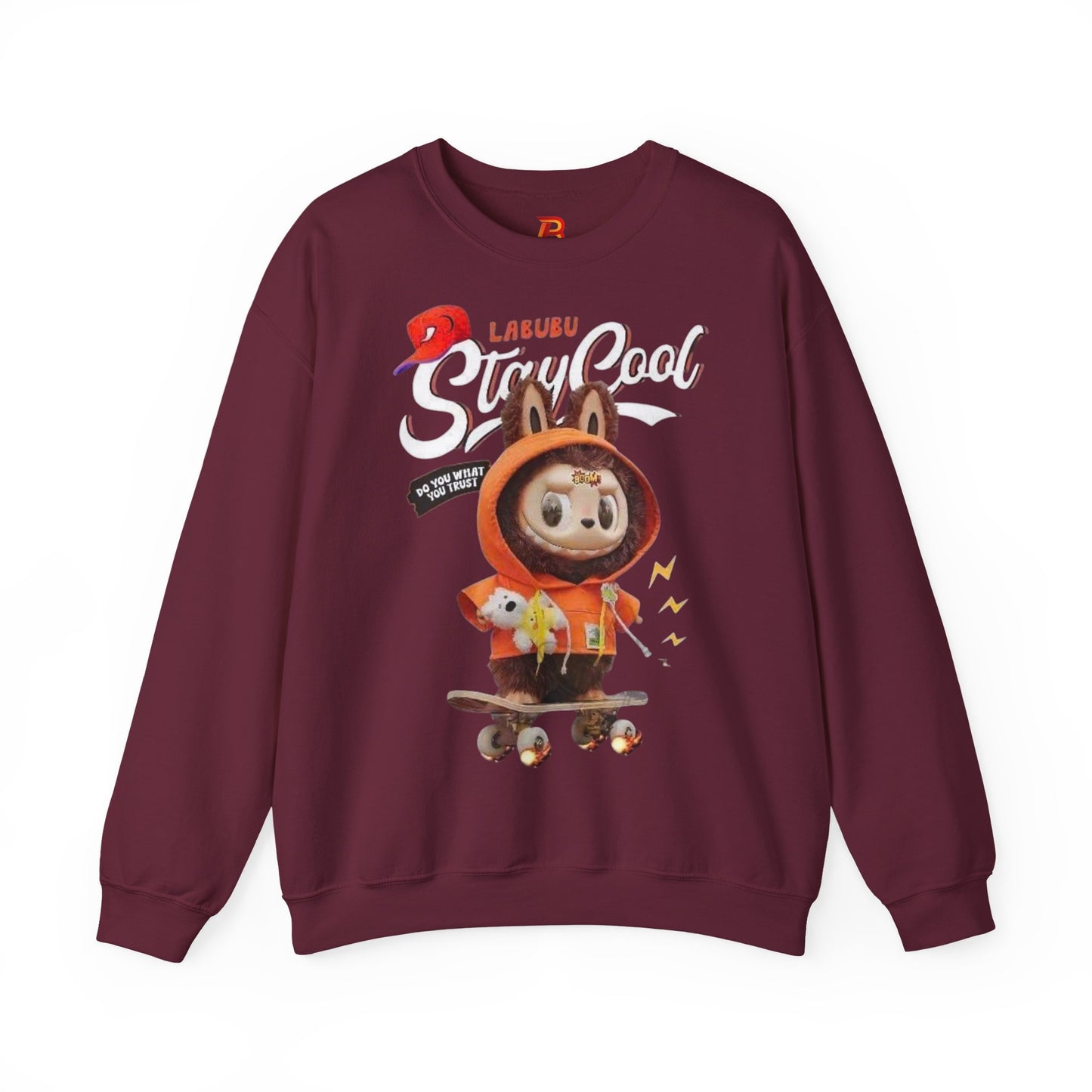 Felpa Unisex Labubu Stay Cool – Sweatshirt _ Streetwear Heavy Blend.