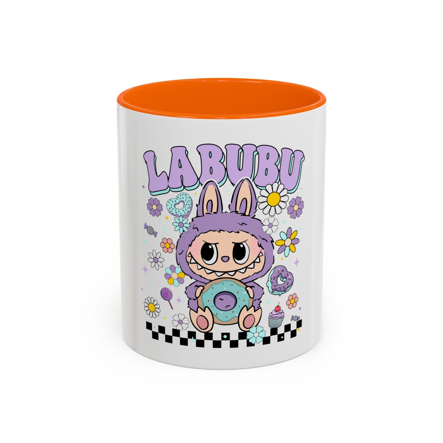 Tazza Labubu Pop Art | Tazza Colorata in Ceramica 315 ml – Collezione Personalizzabile.