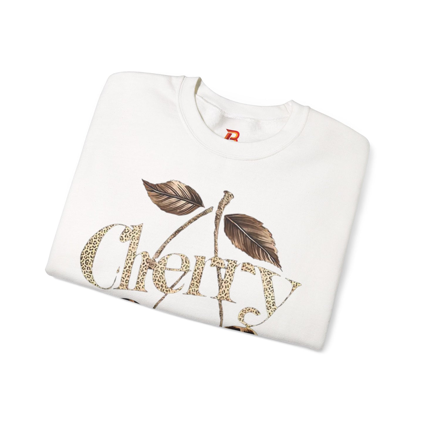 Felpa Unisex "Cherry Leopard" – Stampa Ciliegie Animalier, Stile Streetwear alla Moda.