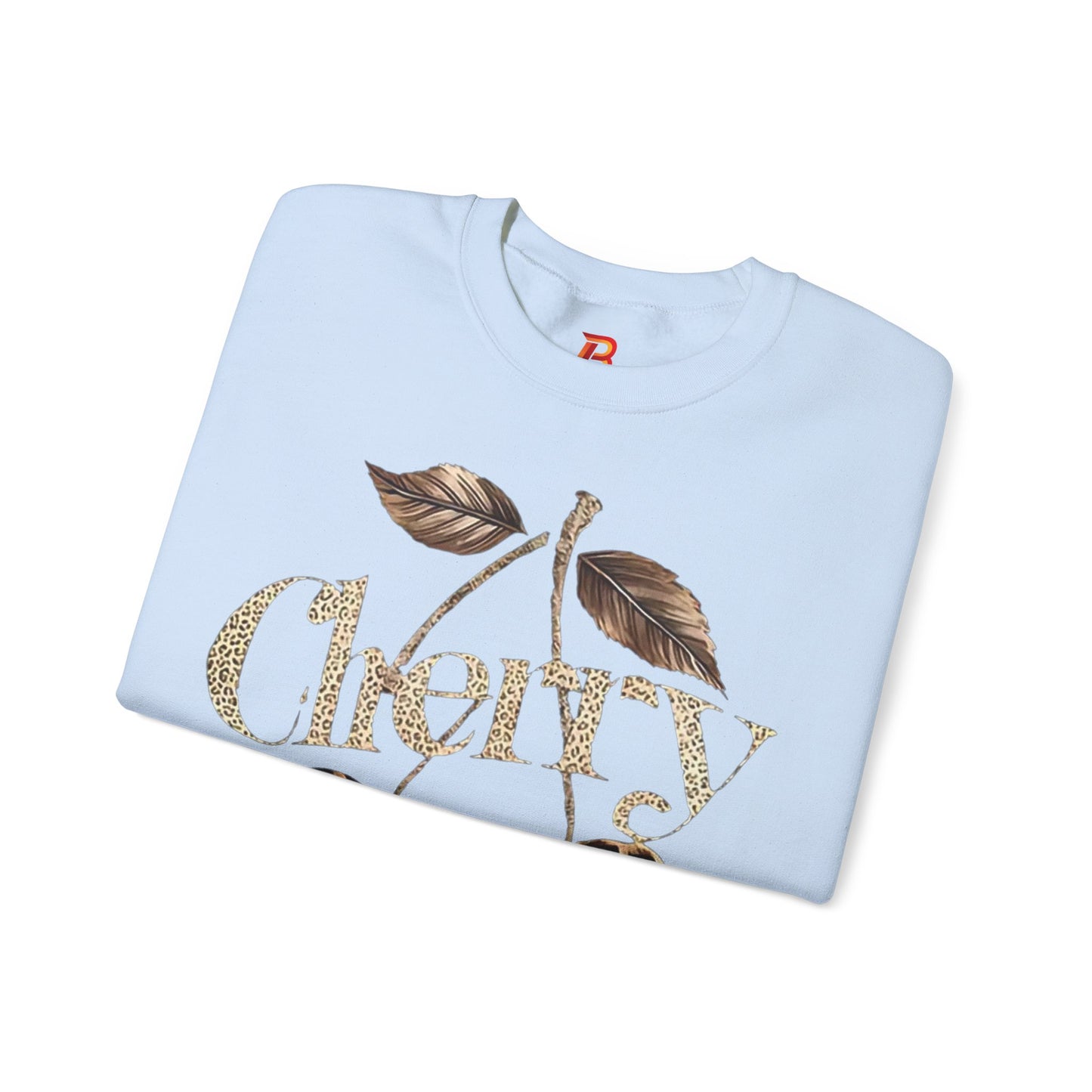 Felpa Unisex "Cherry Leopard" – Stampa Ciliegie Animalier, Stile Streetwear alla Moda.