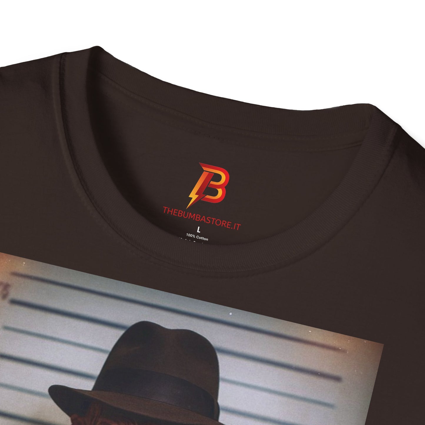 T-Shirt Unisex Freddy Krueger Mugshot – Maglietta Horror Nightmare | Cultura Pop & Halloween