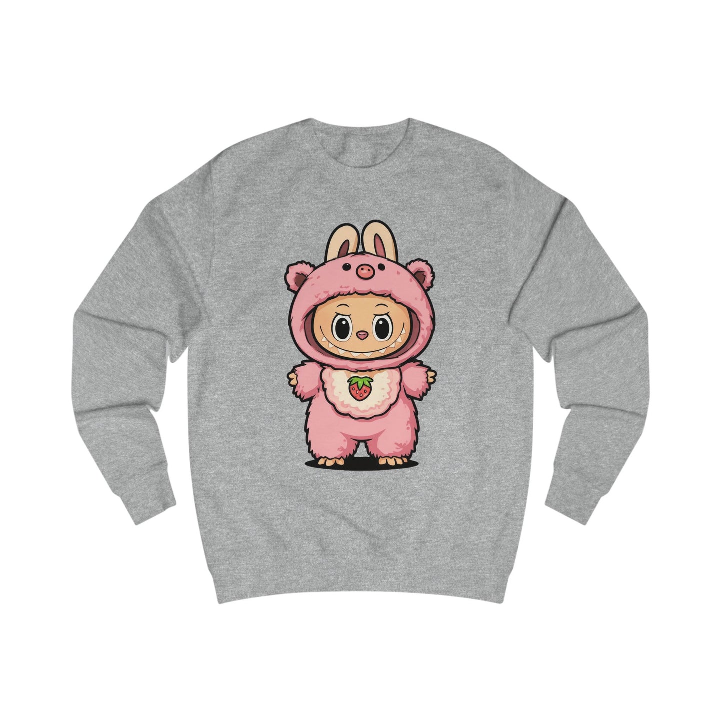 Felpa Unisex Labubu Rosa – Sweatshirt Streetwear Casual, Comfort e Stile Giocoso.