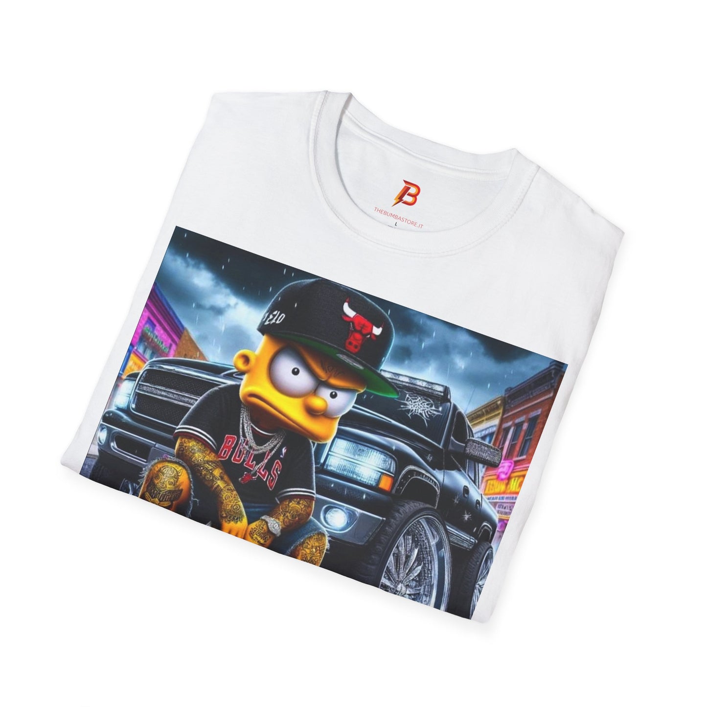 T-Shirt Unisex Bart Simpson Streetwear – Maglietta Urban Hip Hop | Cultura Pop & Moda Anni ’90