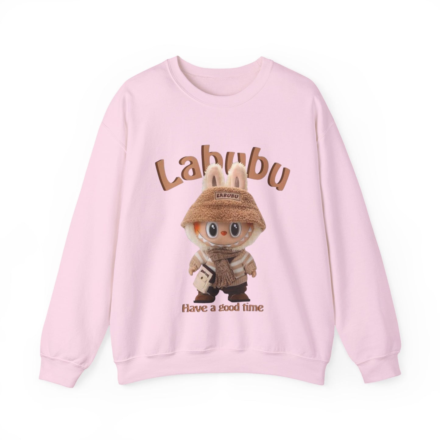 Felpa Unisex Labubu Have a Good Time – Streetwear Casual Heavy Blend.