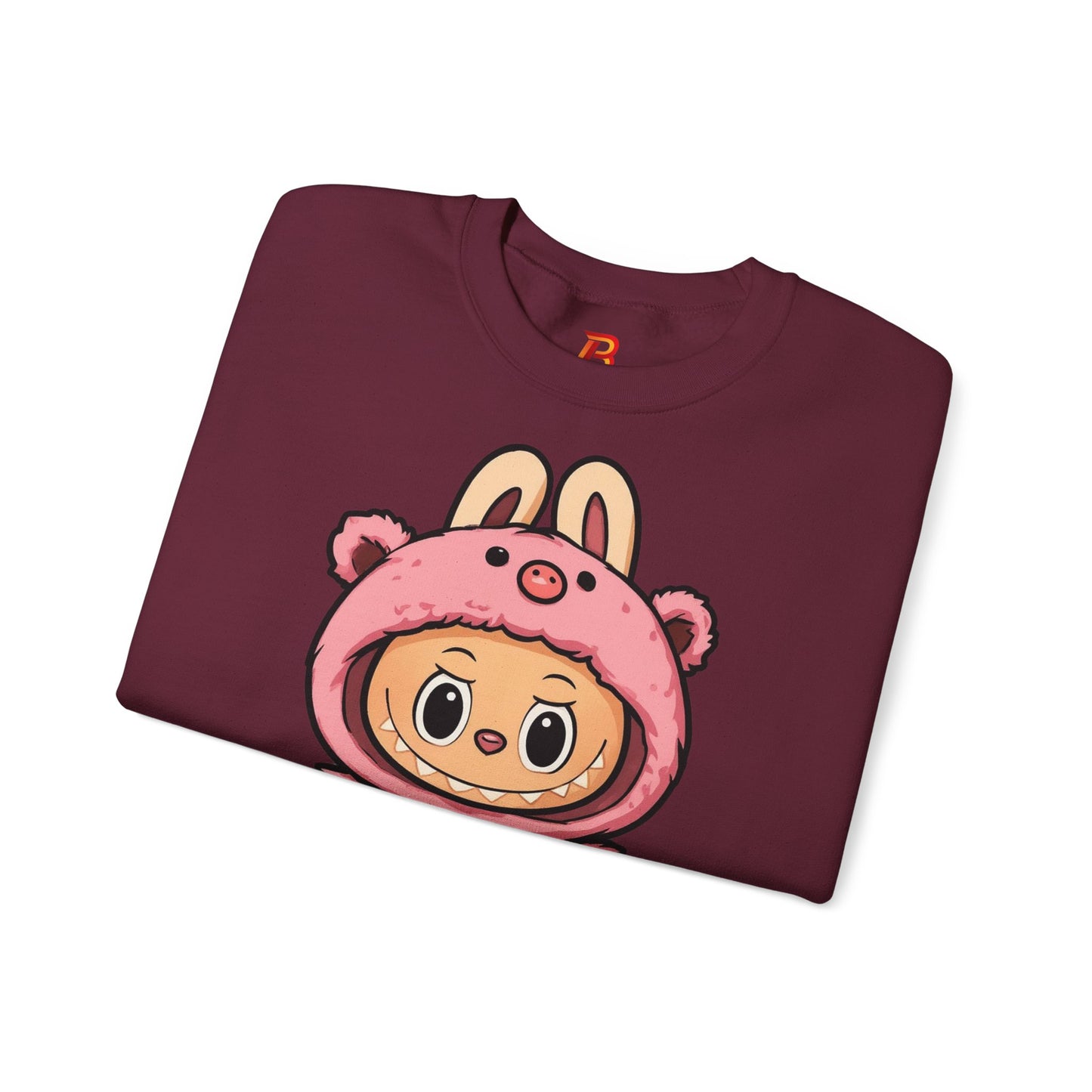 Felpa Unisex Labubu Rosa – Sweatshirt Streetwear Casual, Comfort e Stile Giocoso.
