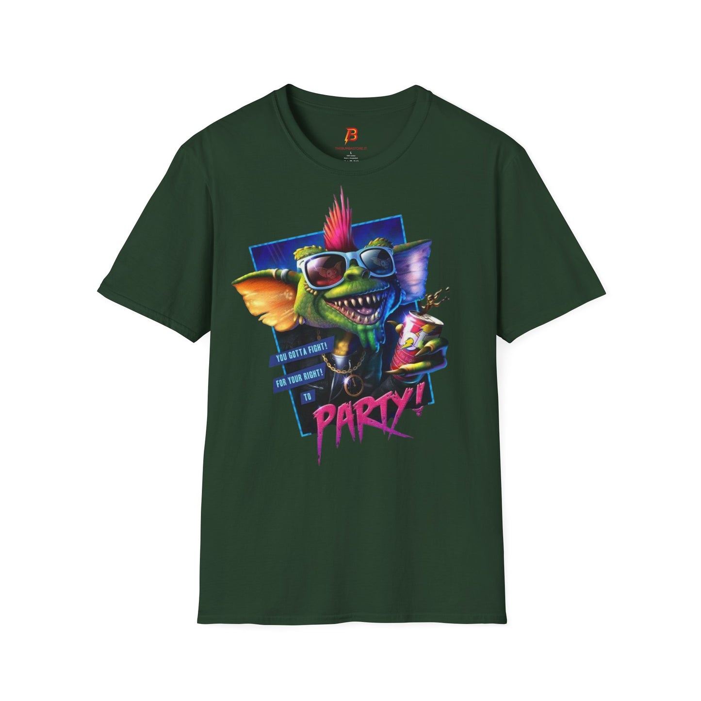 T-Shirt Unisex Gremlins Party – Maglietta Punk Colorata | Streetwear Festa & Cultura Pop.