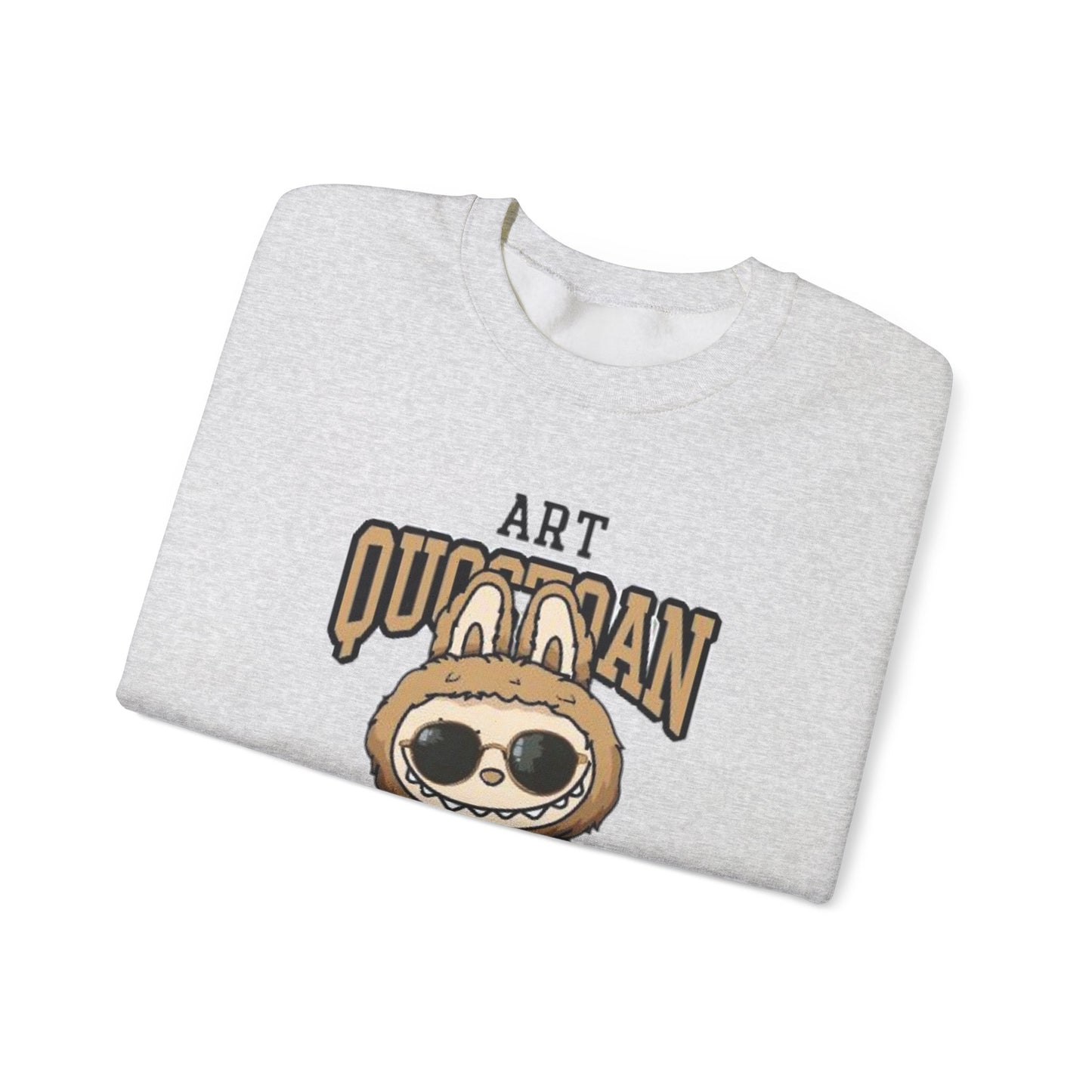 Felpa Unisex Labubu Art Quotidian – Streetwear Casual Heavy Blend.