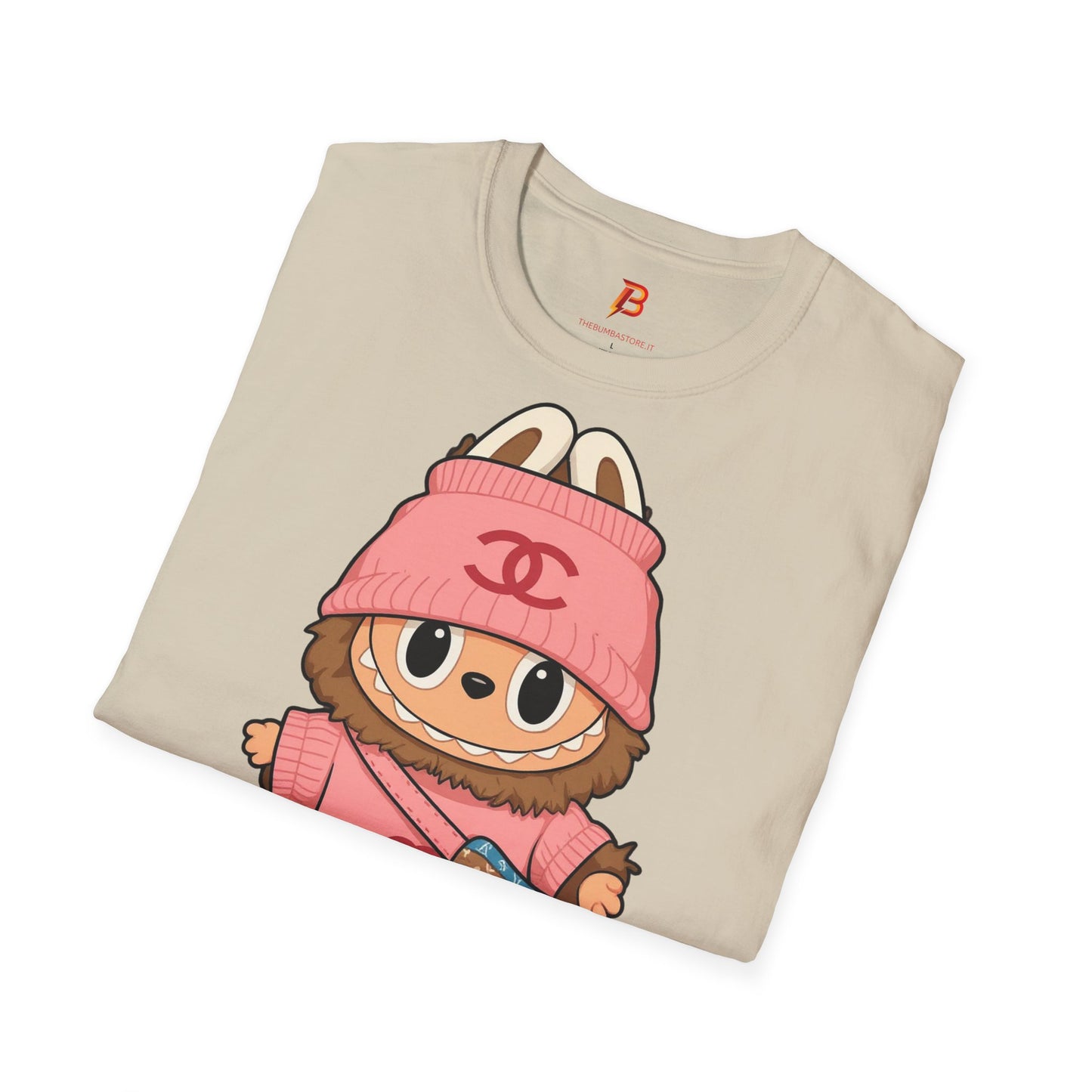 T-Shirt Unisex Labubu Softstyle – Outfit Streetwear  Kawaii.