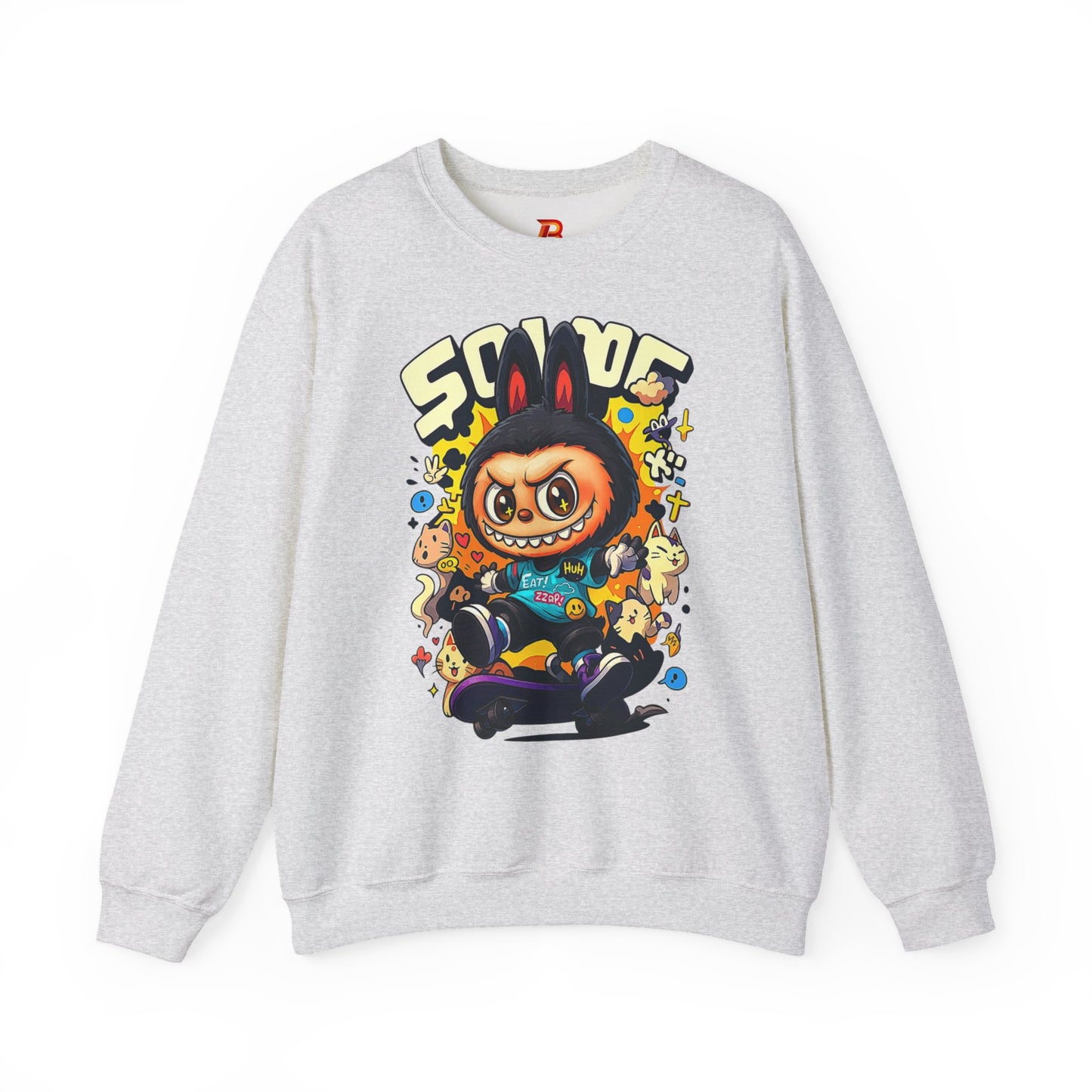 Felpa Unisex Labubu Skateboard – Streetwear Casual, Moda Urban e Comfort.