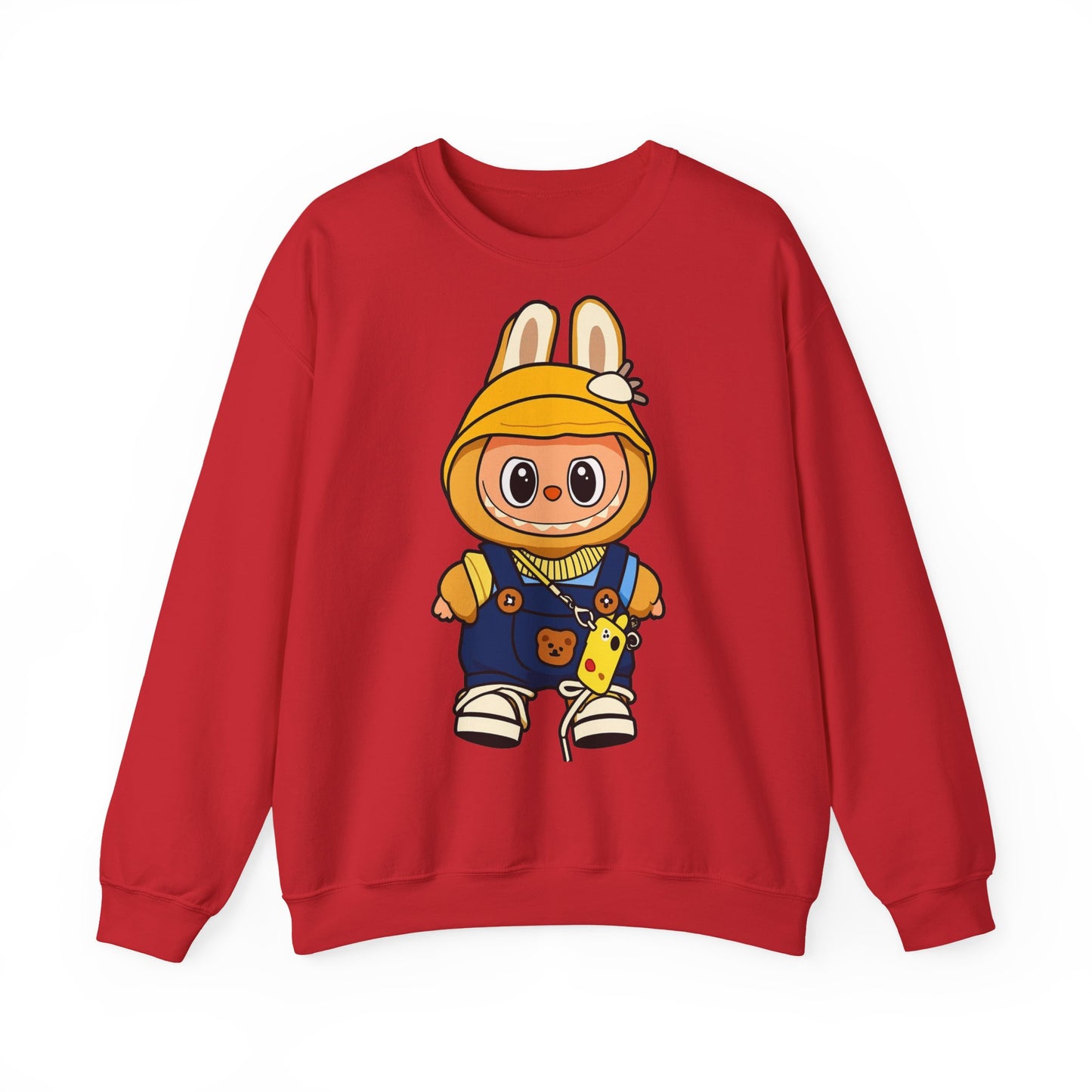 Felpa Unisex Labubu Hoodie Style – Sweatshirt - Streetwear Heavy Blend.