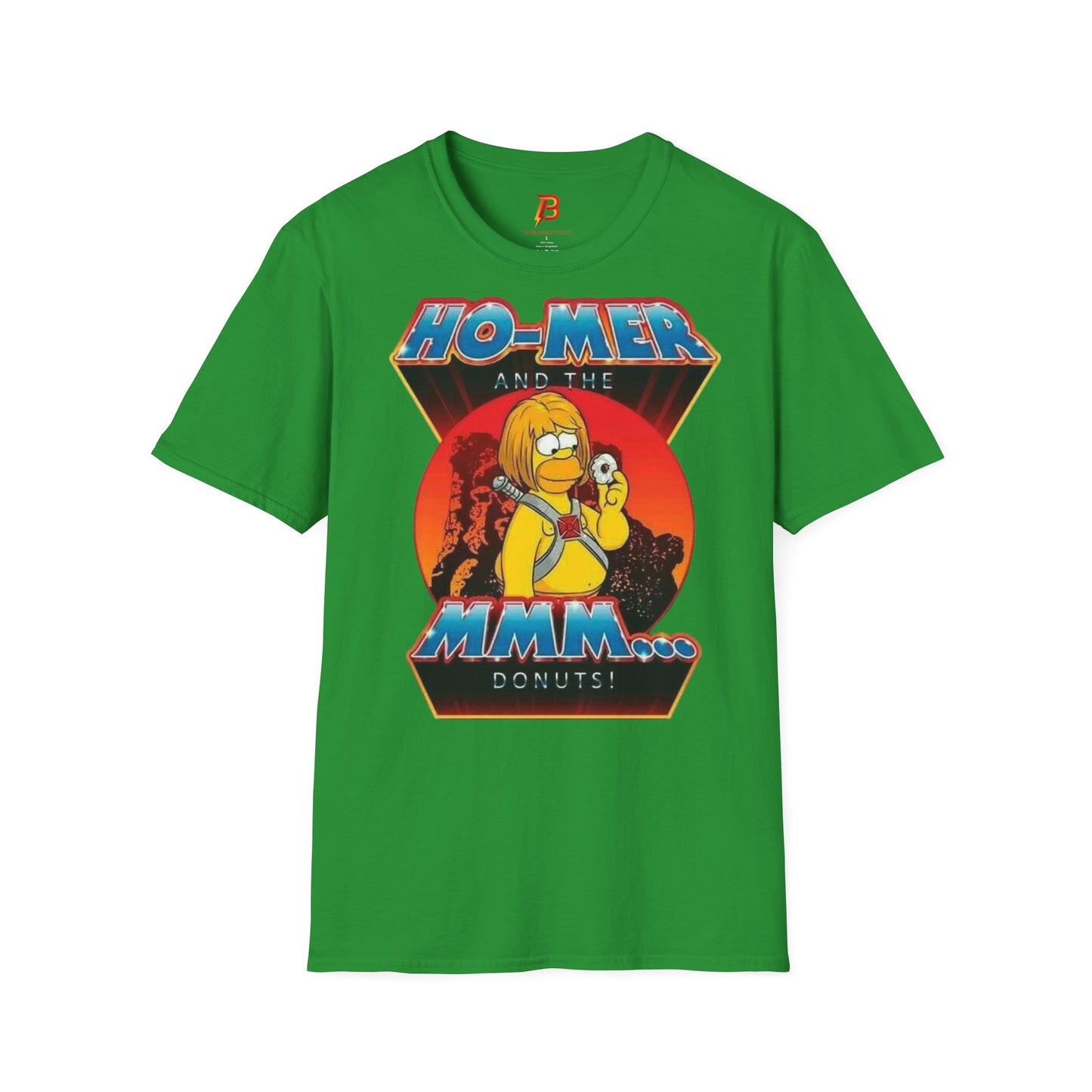 T-Shirt Unisex Homer Simpson He-Man – Maglietta Parodia Donut | Cultura Pop & Retro
