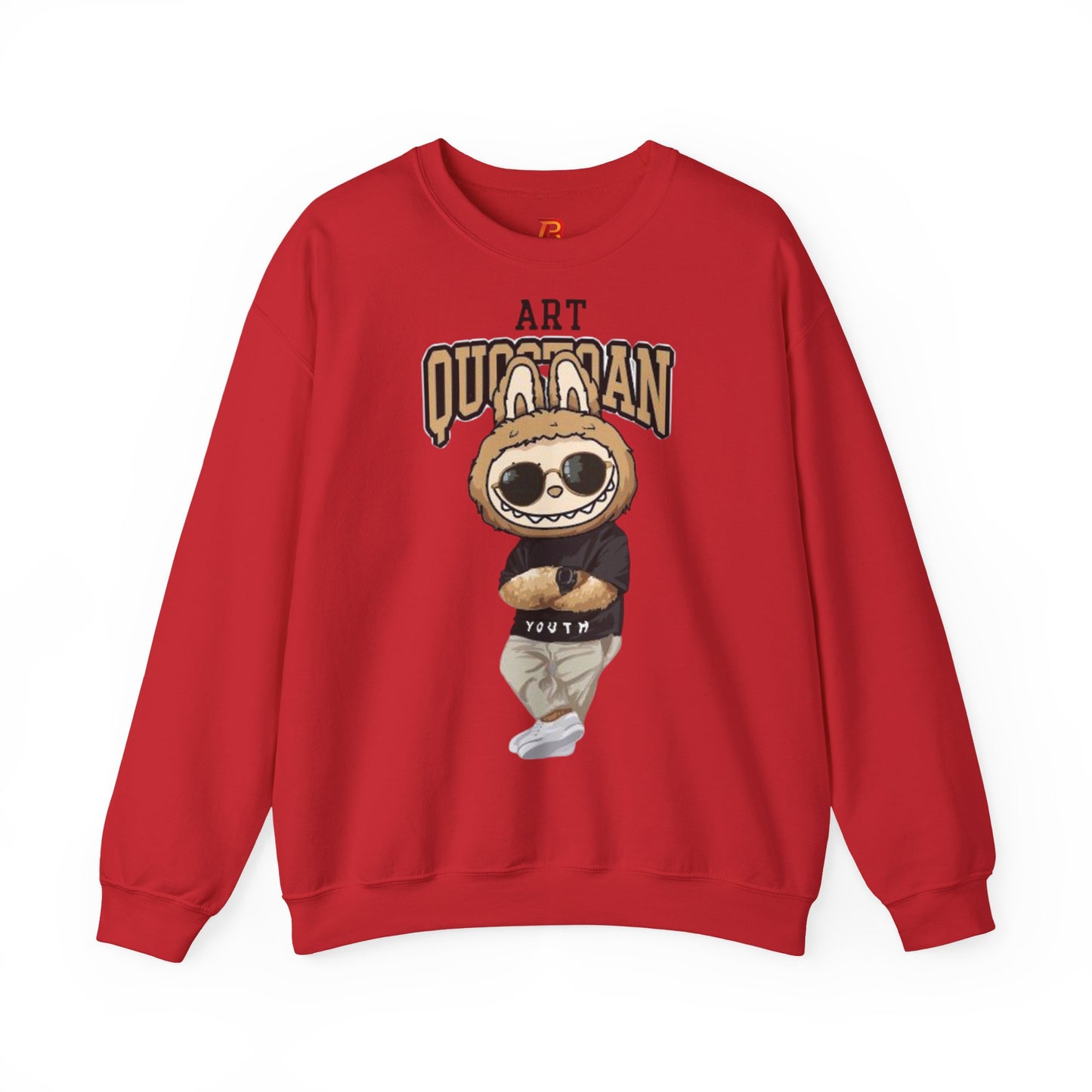 Felpa Unisex Labubu Art Quotidian – Streetwear Casual Heavy Blend.
