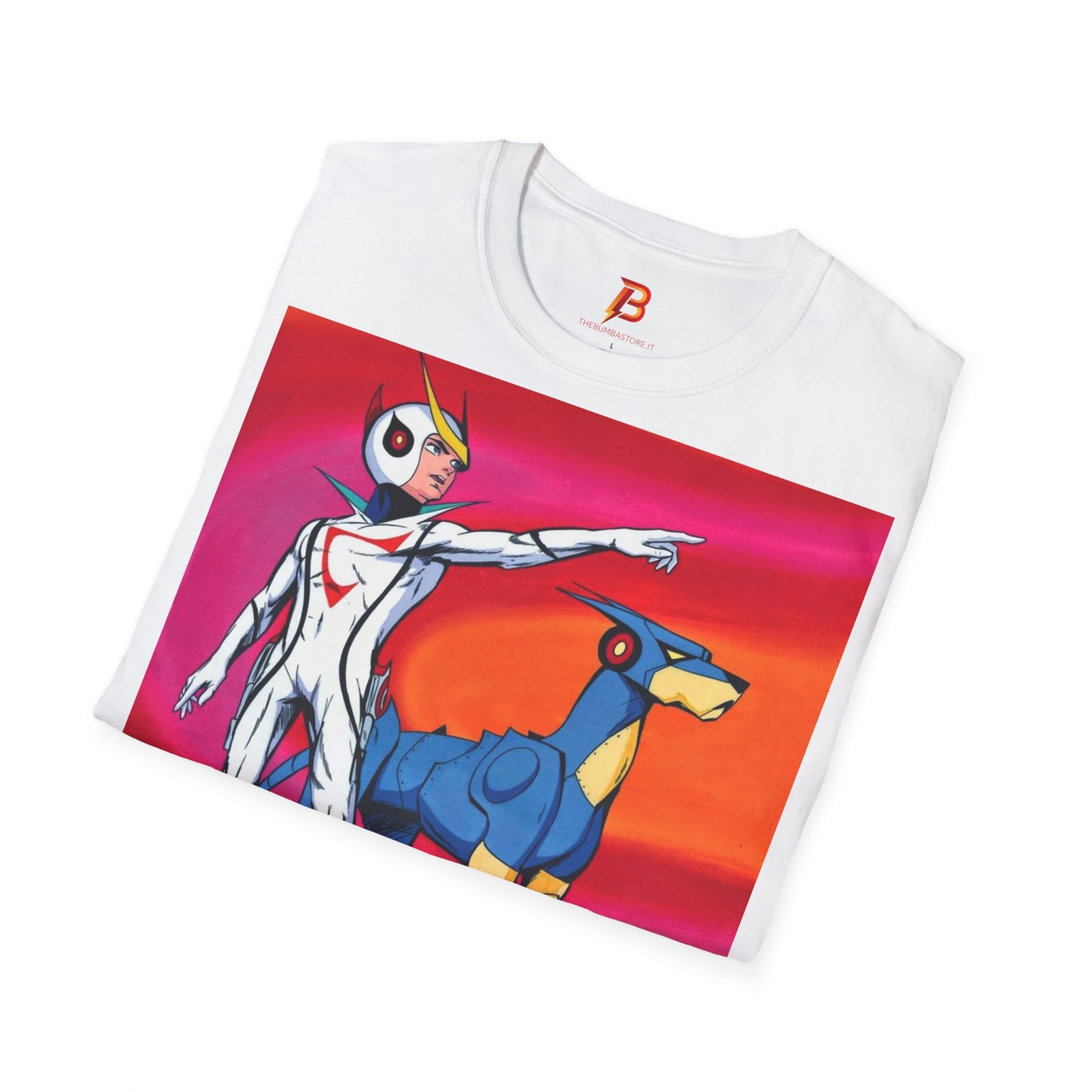 T-Shirt Anime Retrò Unisex | Design Vintage Tatsunoko – Comfort Softstyle in Cotone