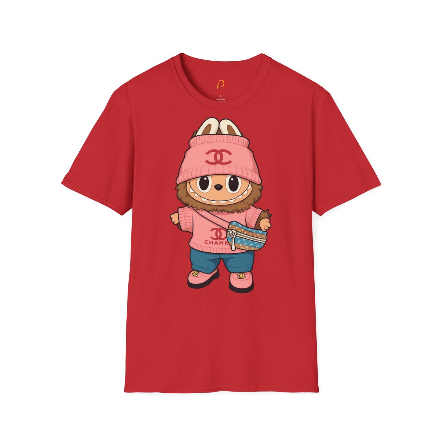 T-Shirt Unisex Labubu Softstyle – Outfit Streetwear  Kawaii.