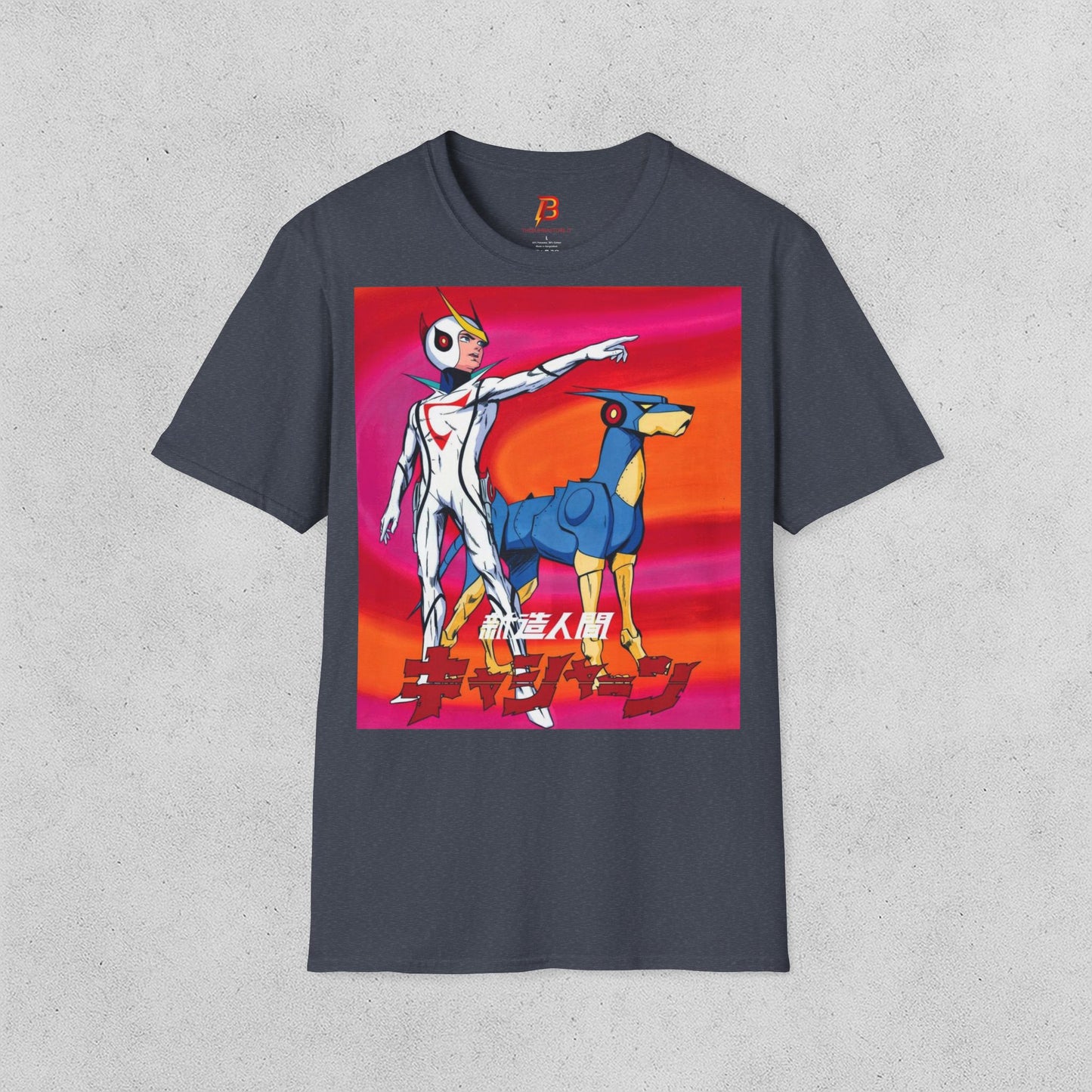 T-Shirt Anime Retrò Unisex | Design Vintage Tatsunoko – Comfort Softstyle in Cotone