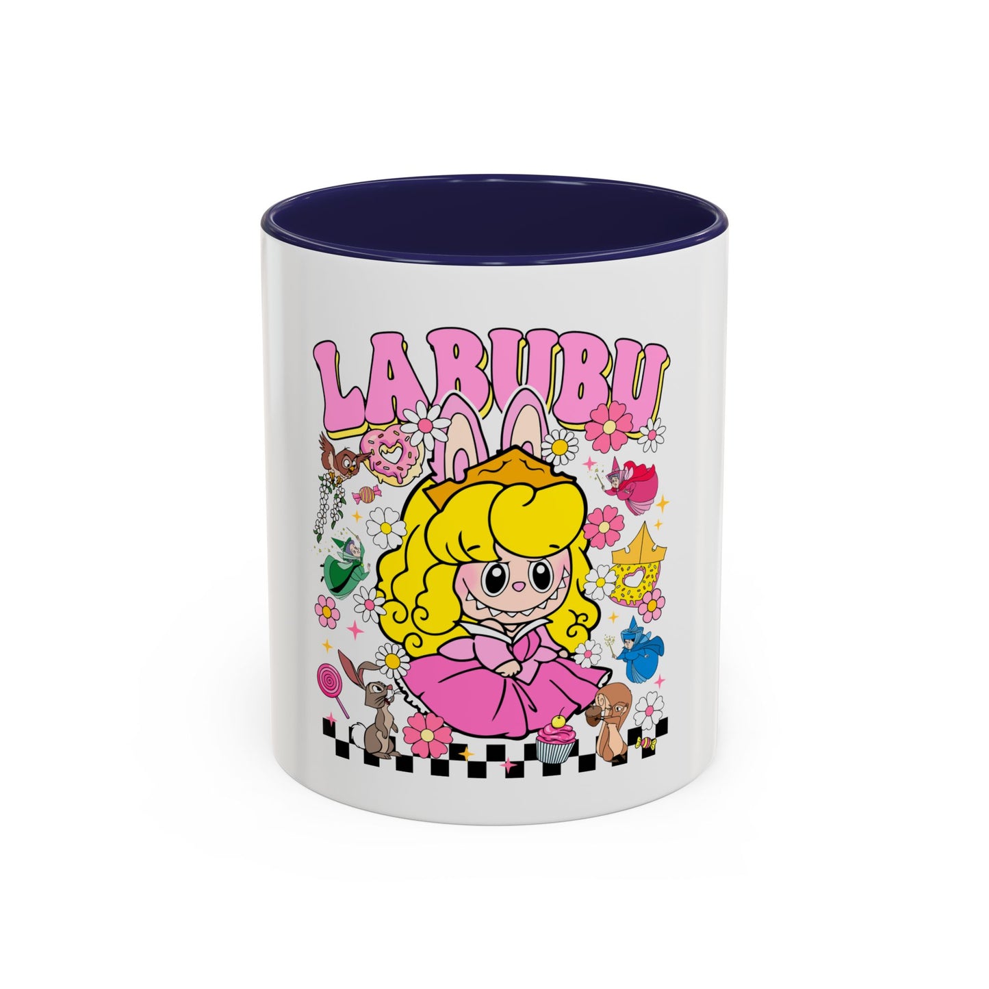 Tazza Labubu Pop Art | Tazza Colorata in Ceramica 315 ml – Collezione Personalizzabile.