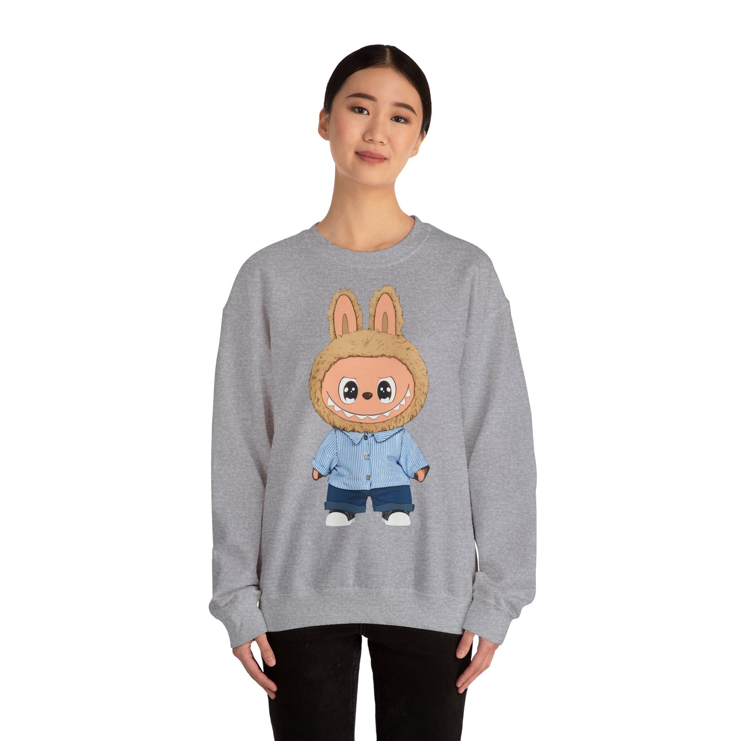 Felpa Unisex Labubu Streetwear – Sweatshirt Casual in Cotone, Comfort e Stile Unico.
