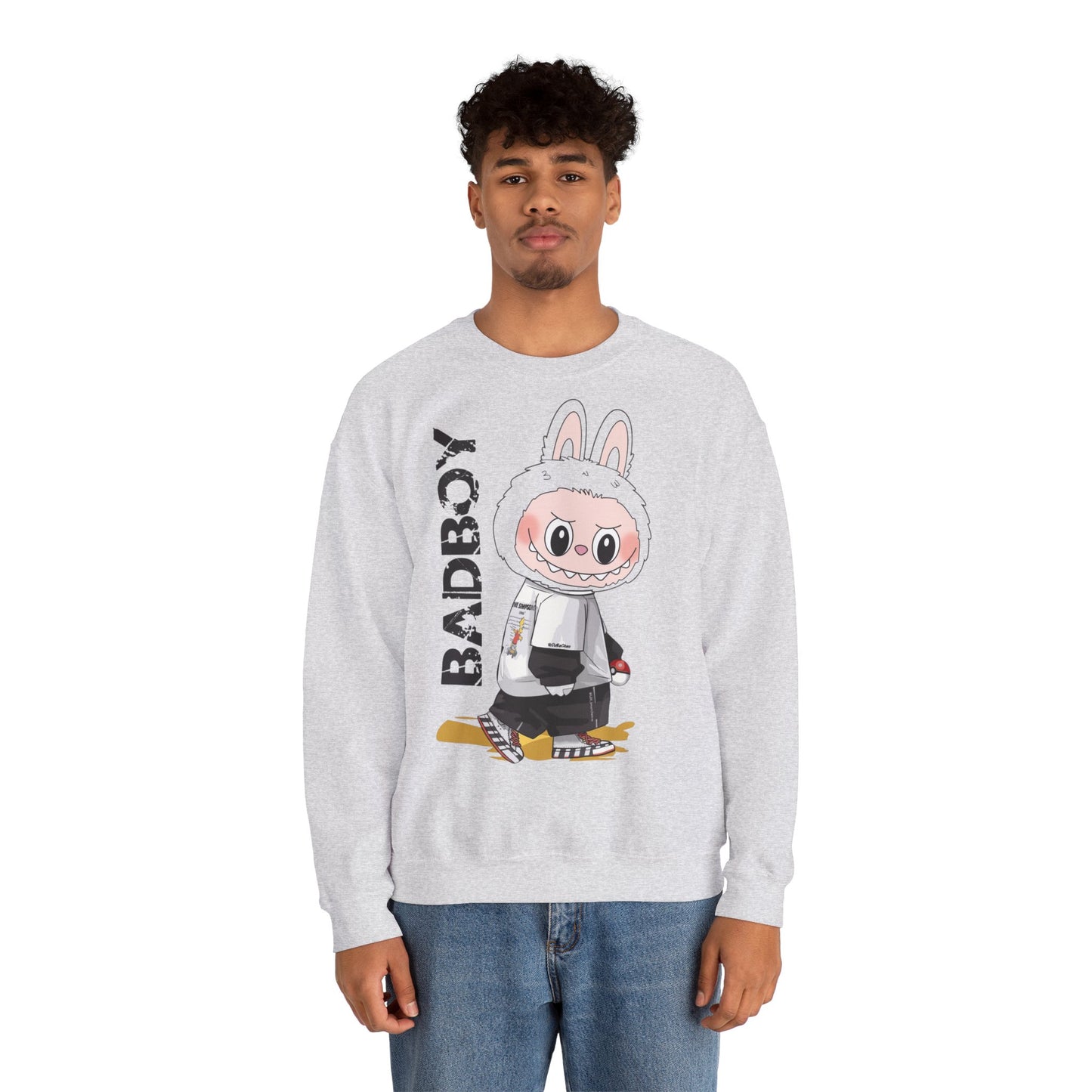Felpa Unisex Labubu BADBOY – Streetwear Casual Heavy Blend.