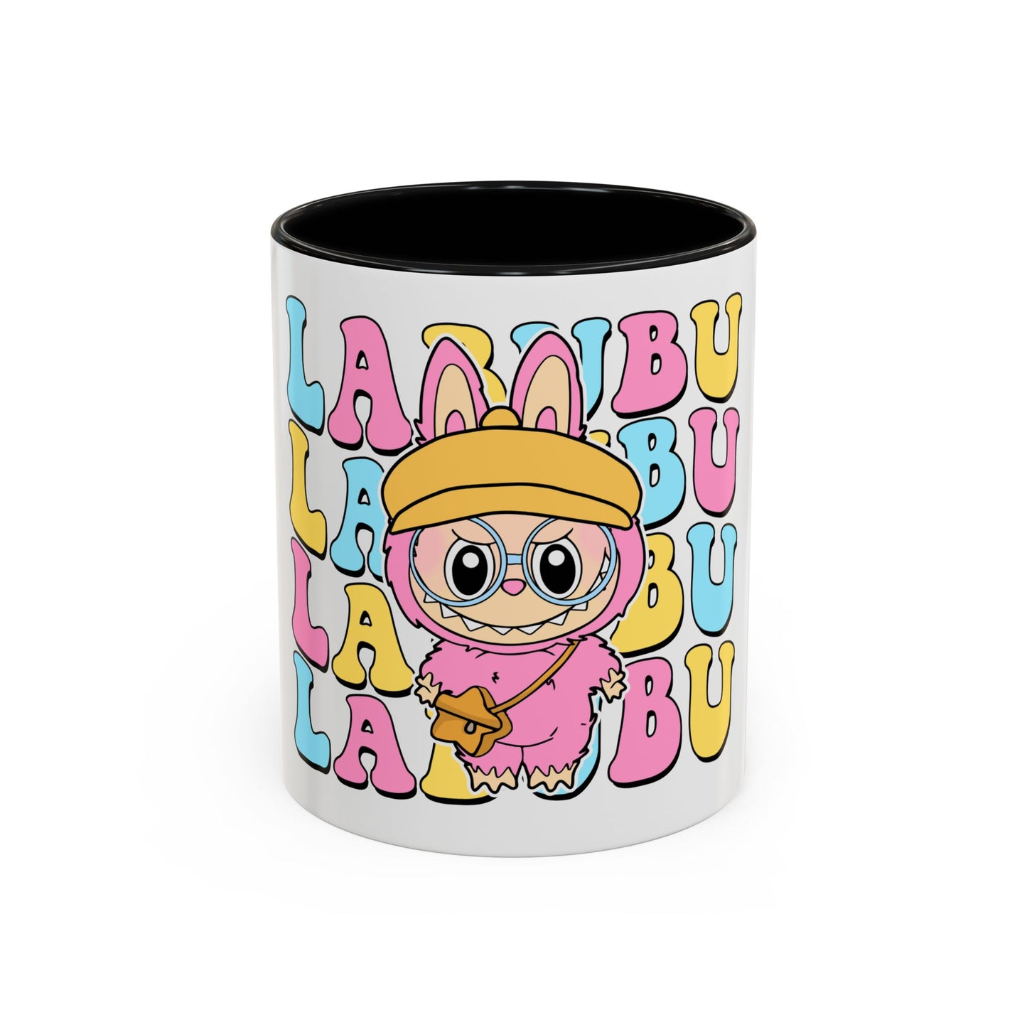 Tazza Labubu Pop Art | Tazza Colorata in Ceramica 315 ml – Collezione Personalizzabile.