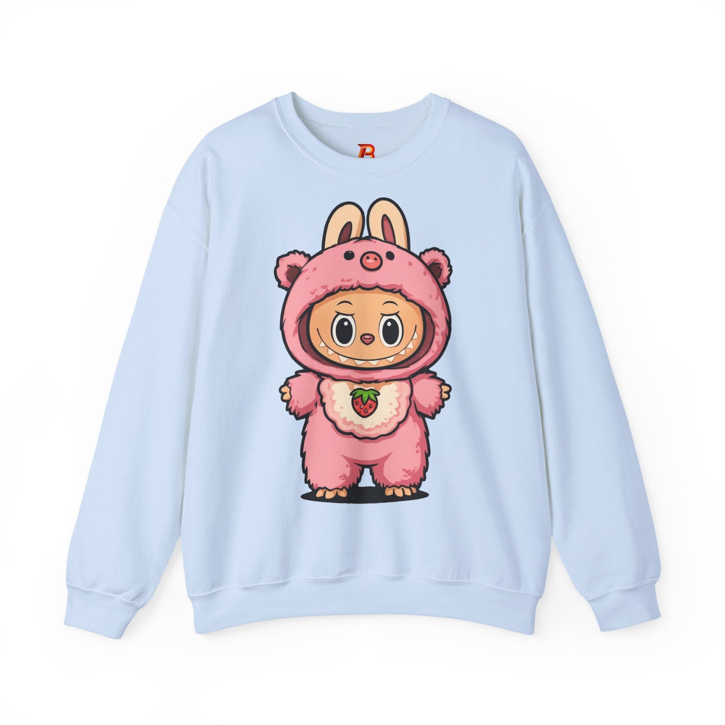 Felpa Unisex Labubu Rosa – Sweatshirt Streetwear Casual, Comfort e Stile Giocoso.