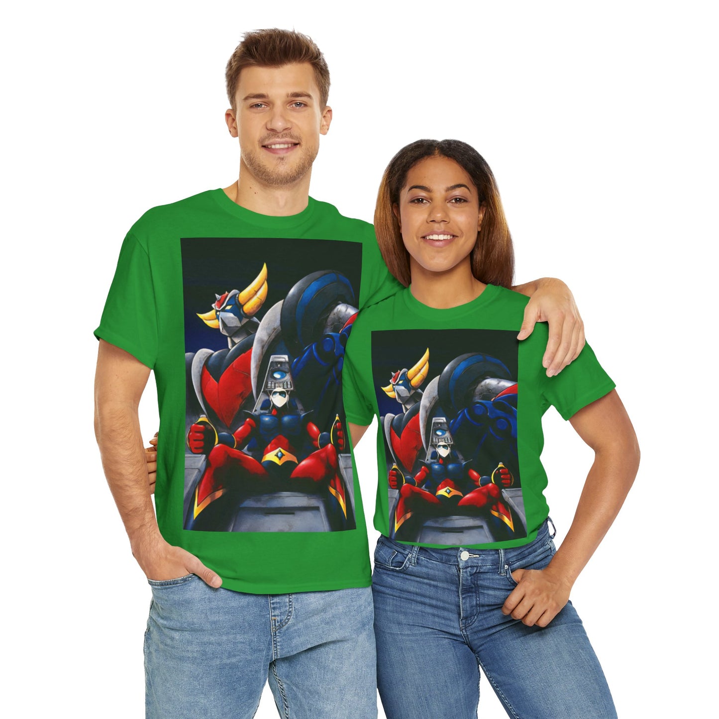 T-Shirt Goldrake UFO Robot e Actarus – Maglia in Cotone 100% Etico, Comfort e Stile Anni ’80