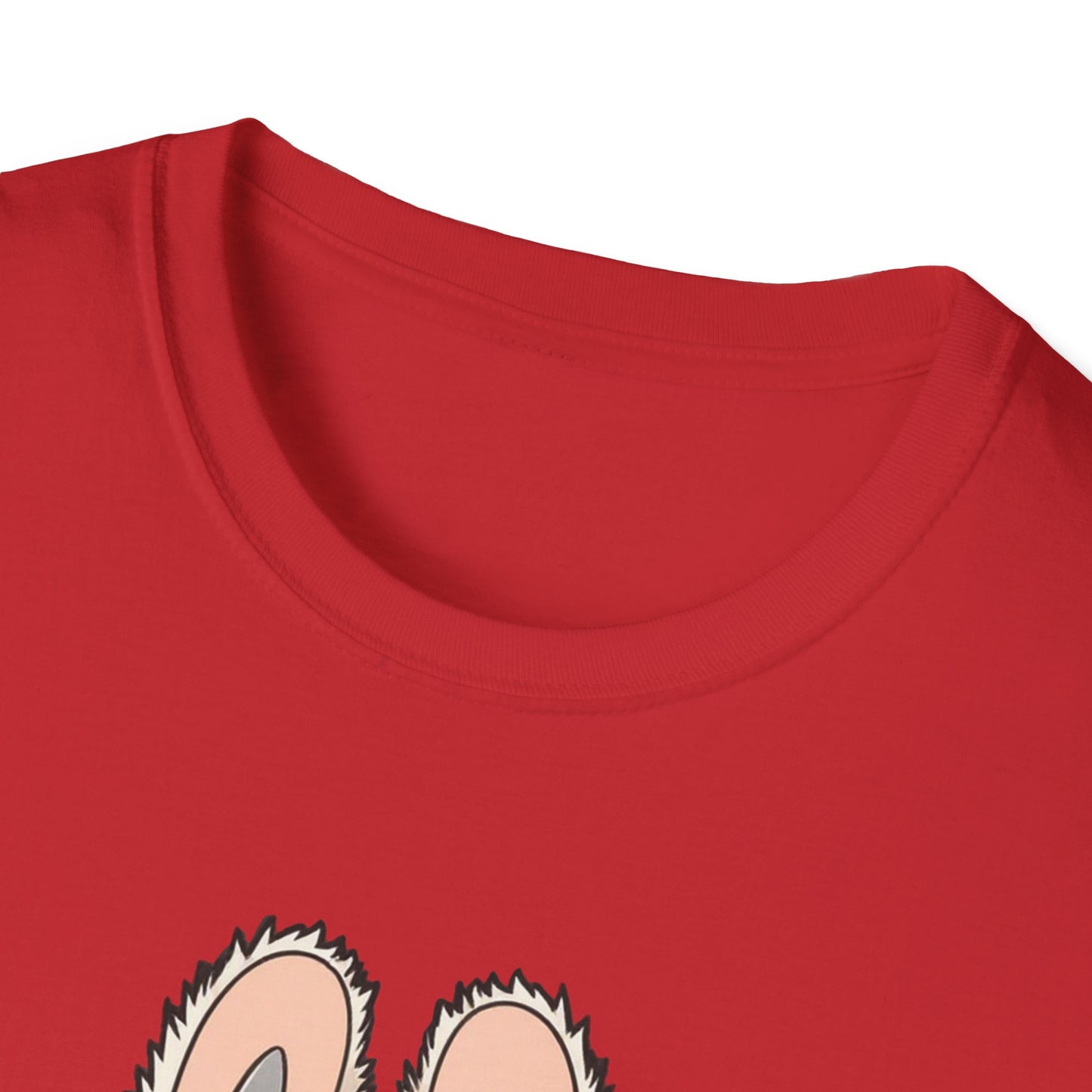 T-Shirt Unisex Labubu Softstyle – Design Kawaii con Salopette Orsetto.