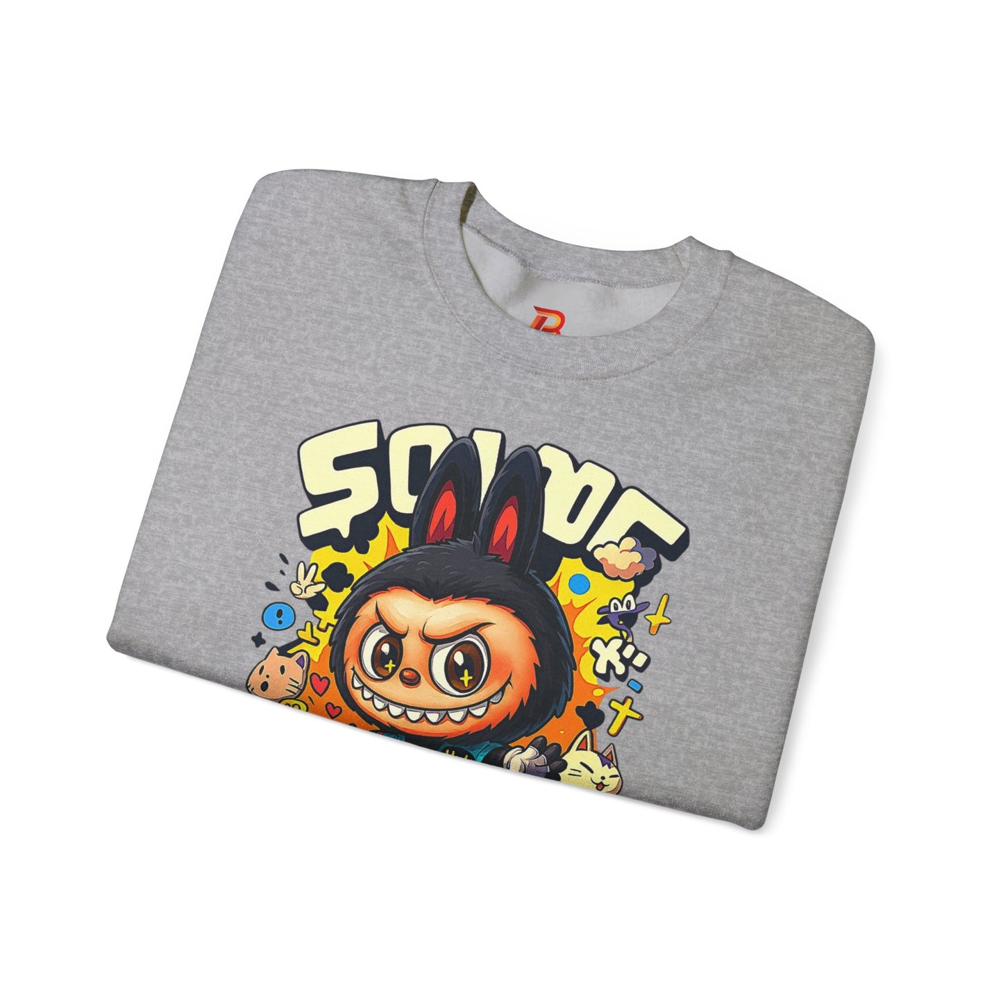 Felpa Unisex Labubu Skateboard – Streetwear Casual, Moda Urban e Comfort.
