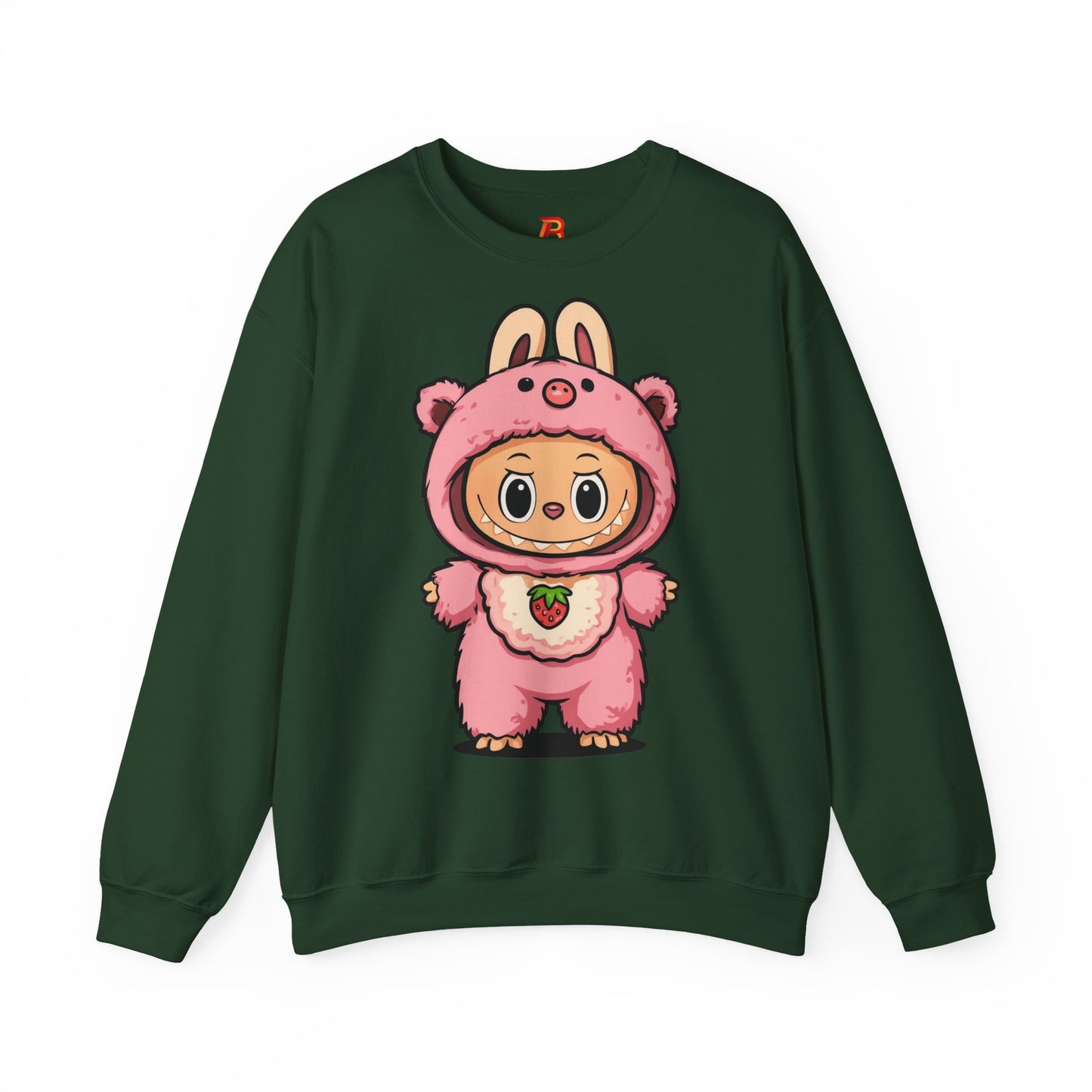 Felpa Unisex Labubu Rosa – Sweatshirt Streetwear Casual, Comfort e Stile Giocoso.