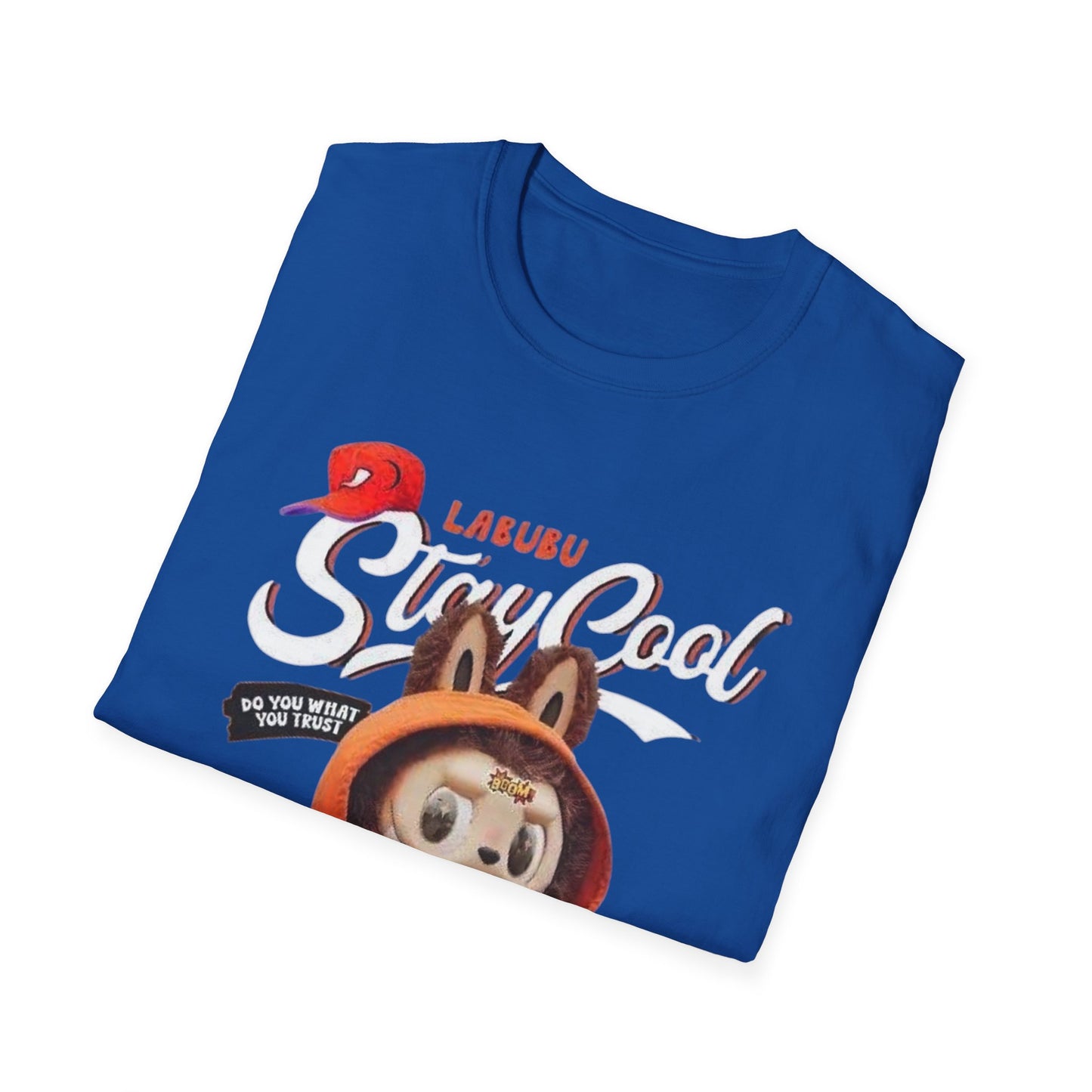 T-Shirt Unisex Labubu Softstyle – Design Streetwear Kawaii “Stay Cool”.