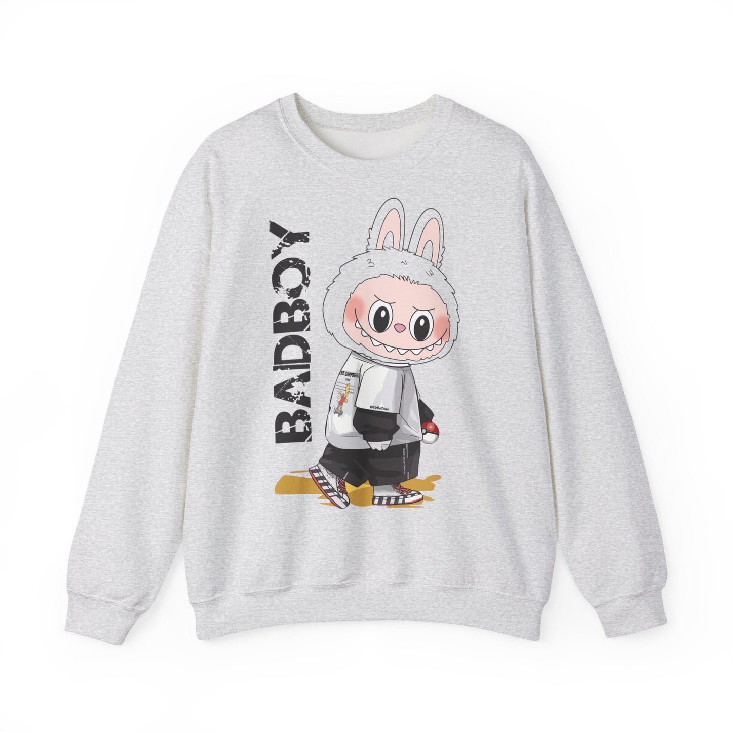 Felpa Unisex Labubu BADBOY – Streetwear Casual Heavy Blend.