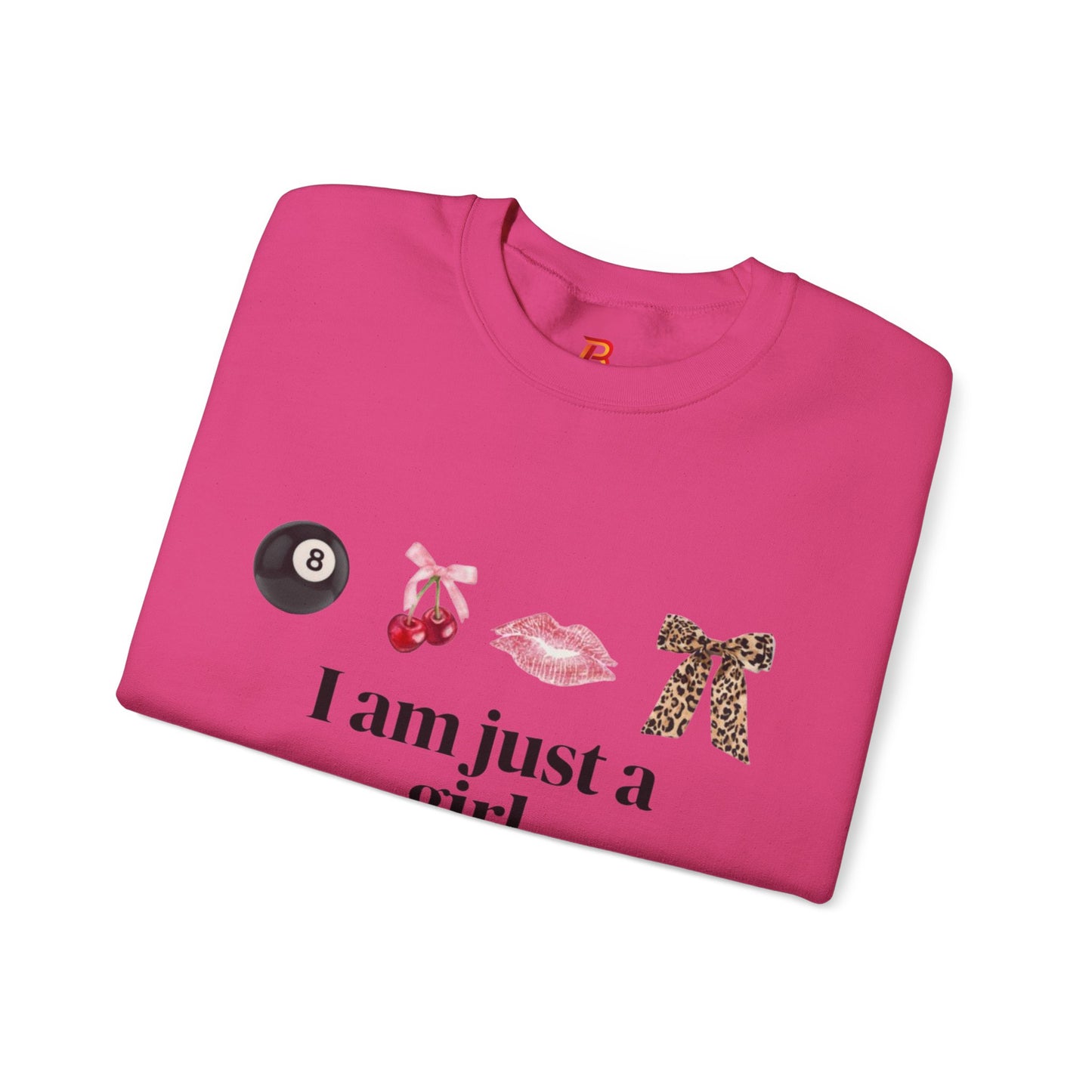 Felpa “I Am Just a Girl” – Stampa DTG di Alta Qualità | Moda Donna Trendy e Comoda.