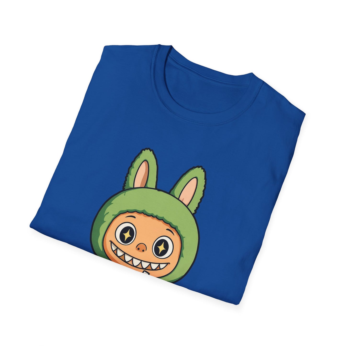 T-Shirt Unisex Labubu Softstyle – Design Kawaii con Bubble Tea.