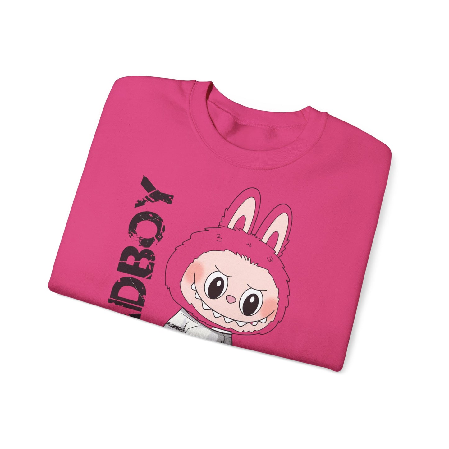Felpa Unisex Labubu BADBOY – Streetwear Casual Heavy Blend.