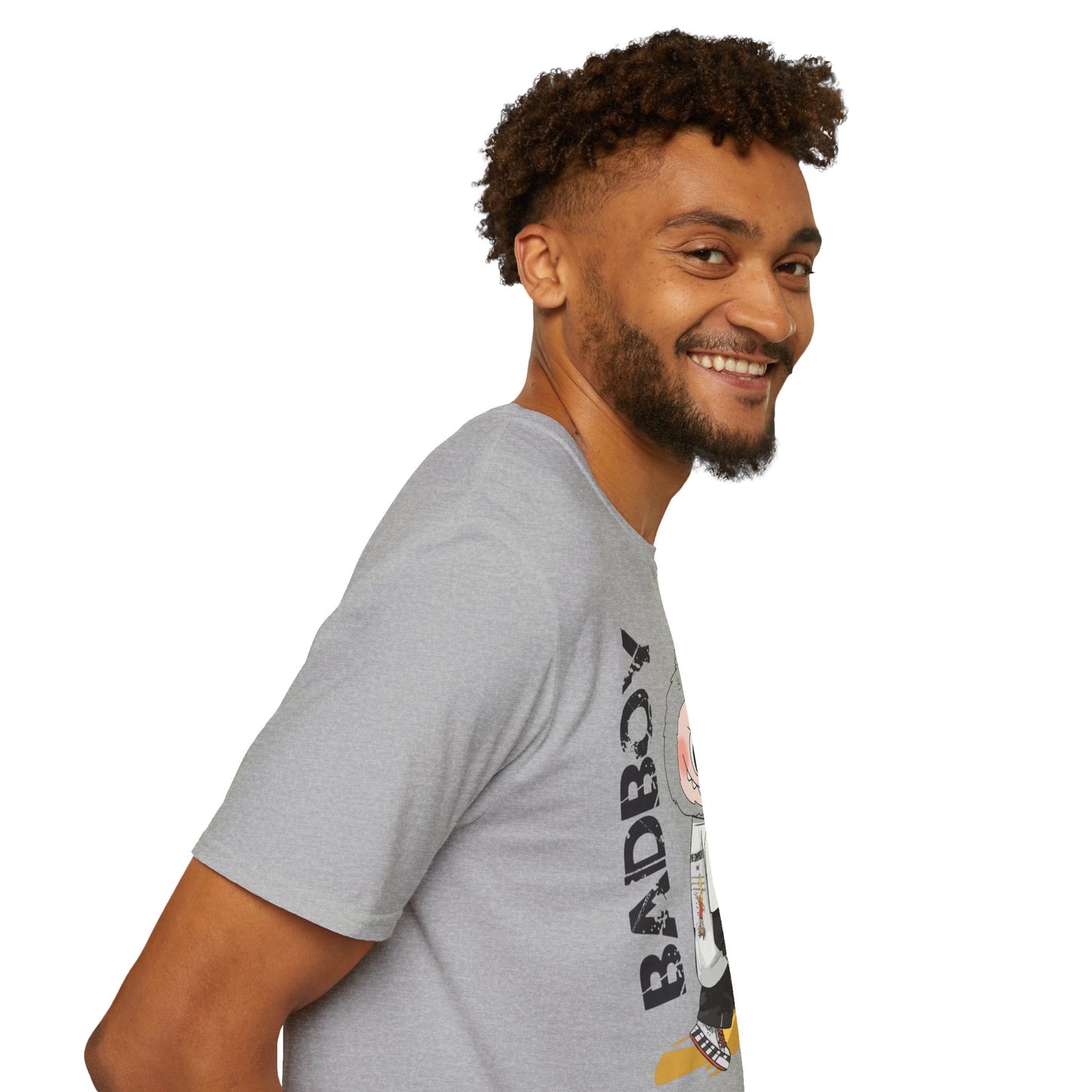 T-Shirt Unisex Labubu Softstyle – Design Streetwear Kawaii “Bad Boy”.