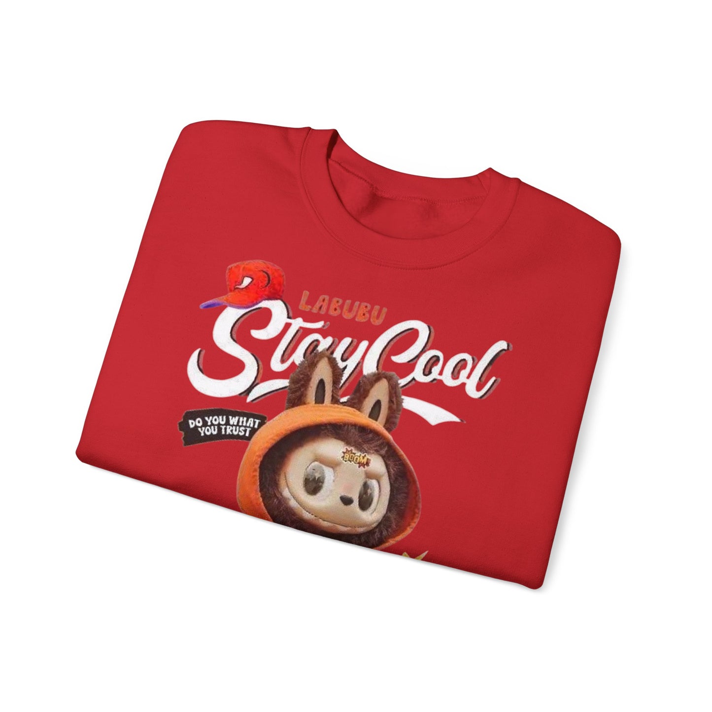 Felpa Unisex Labubu Stay Cool – Sweatshirt _ Streetwear Heavy Blend.
