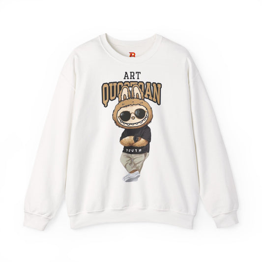 Felpa Unisex Labubu Art Quotidian – Streetwear Casual Heavy Blend.