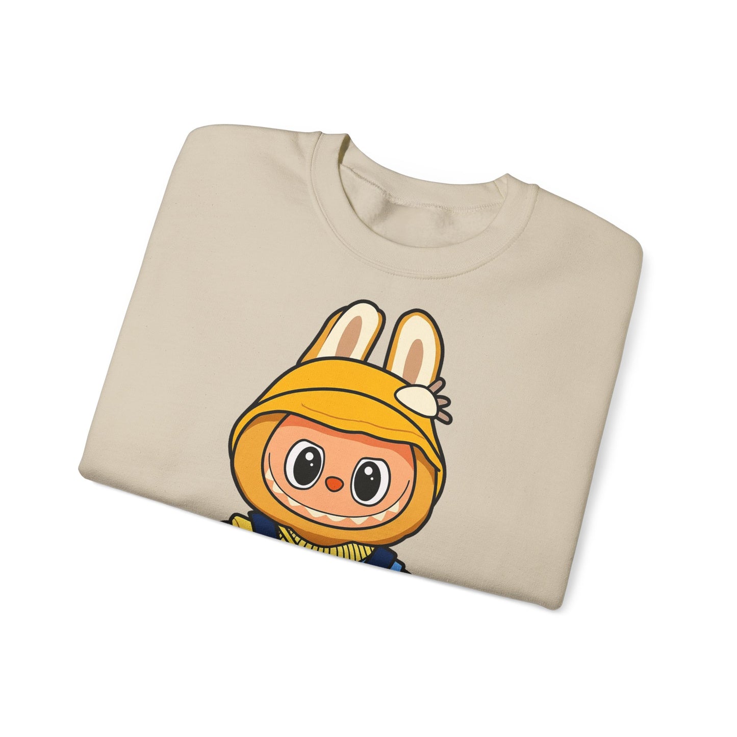 Felpa Unisex Labubu Hoodie Style – Sweatshirt - Streetwear Heavy Blend.