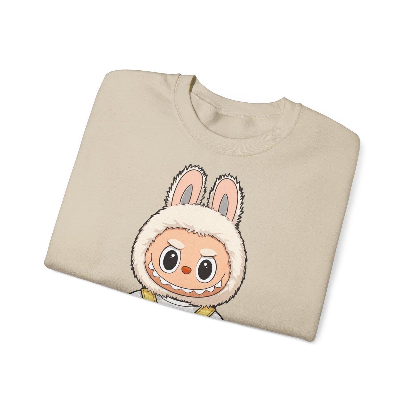 Felpa Unisex Labubu Teddy Overalls – Sweatshirt - Streetwear Heavy Blend™.