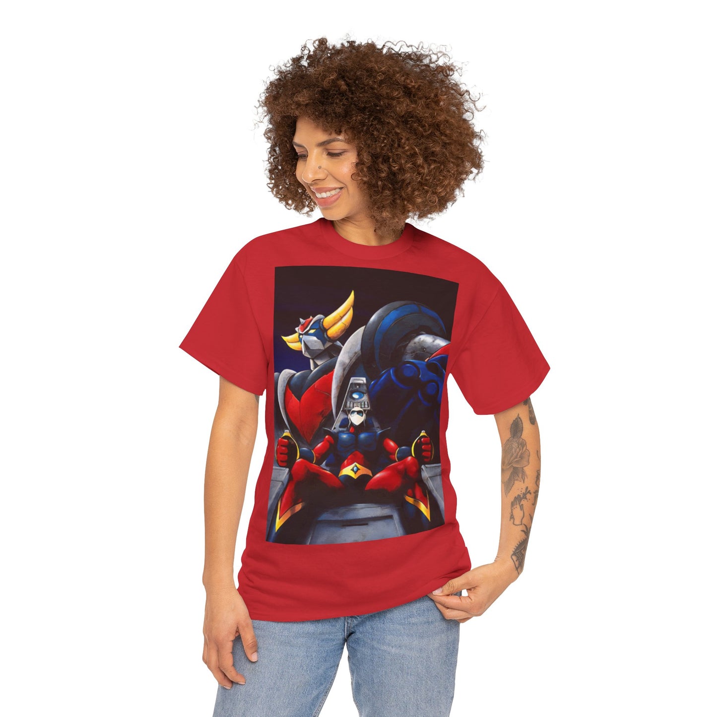 T-Shirt Goldrake UFO Robot e Actarus – Maglia in Cotone 100% Etico, Comfort e Stile Anni ’80