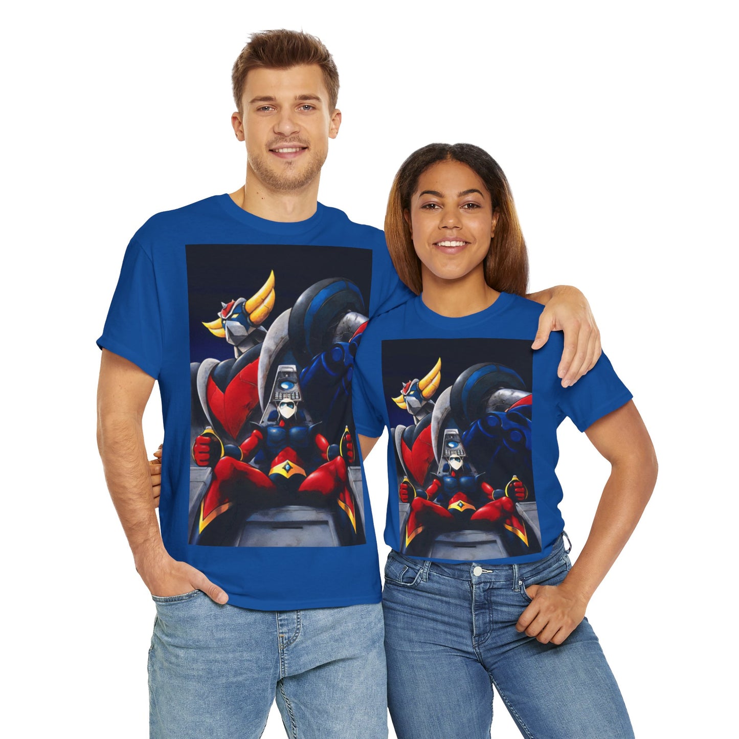 T-Shirt Goldrake UFO Robot e Actarus – Maglia in Cotone 100% Etico, Comfort e Stile Anni ’80