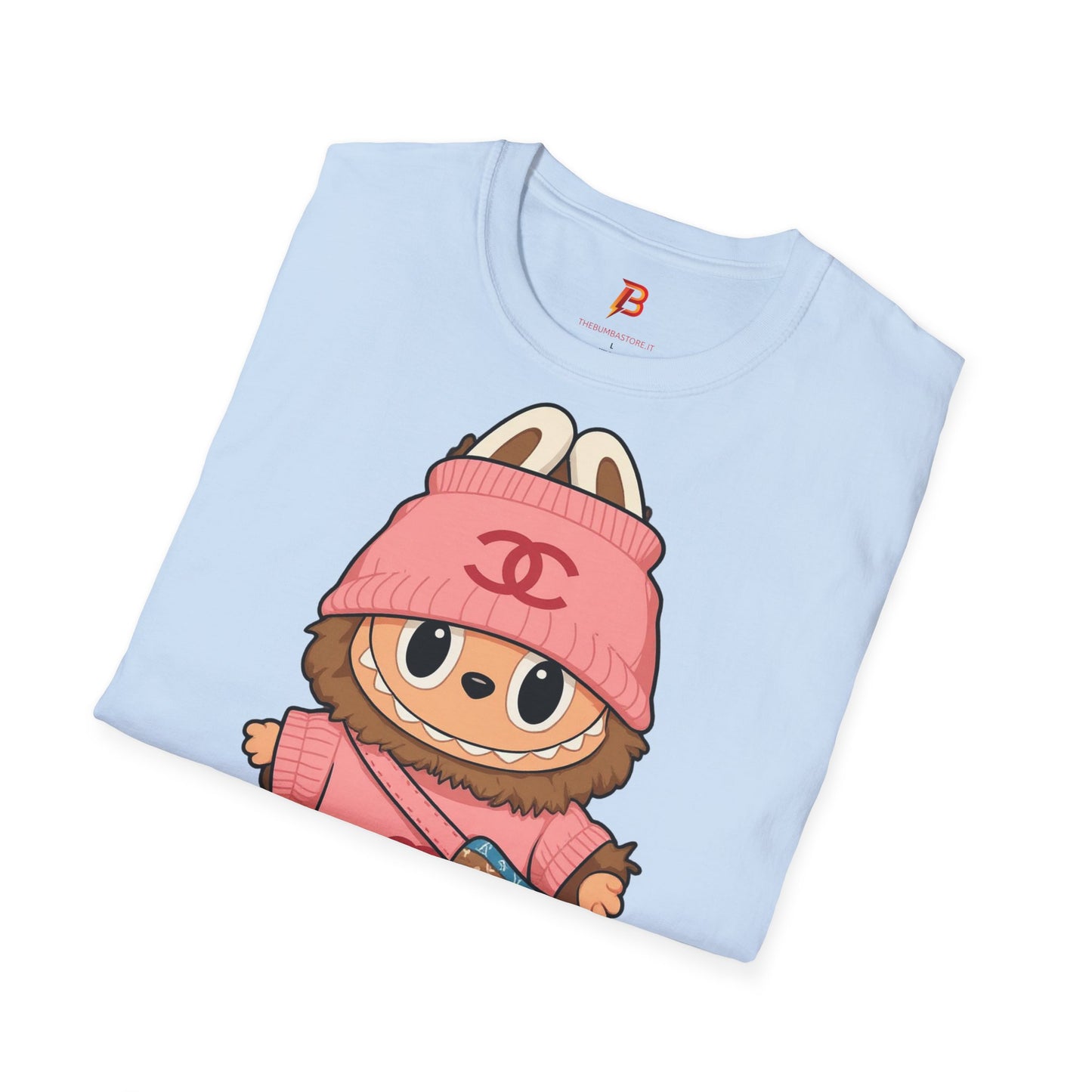 T-Shirt Unisex Labubu Softstyle – Outfit Streetwear  Kawaii.