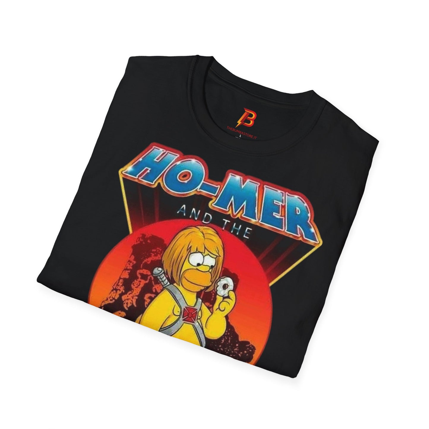 T-Shirt Unisex Homer Simpson He-Man – Maglietta Parodia Donut | Cultura Pop & Retro
