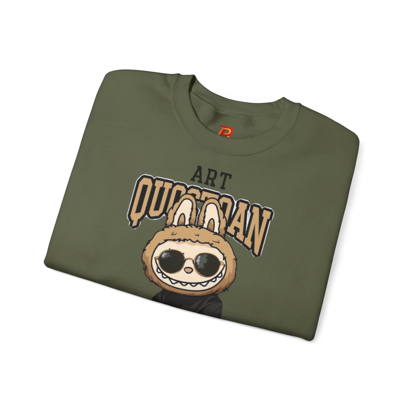 Felpa Unisex Labubu Art Quotidian – Streetwear Casual Heavy Blend.