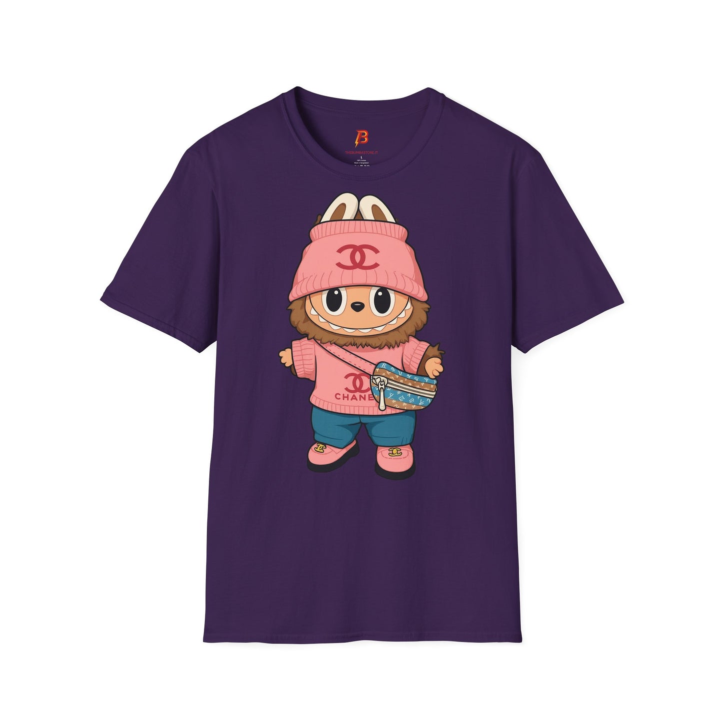 T-Shirt Unisex Labubu Softstyle – Outfit Streetwear  Kawaii.