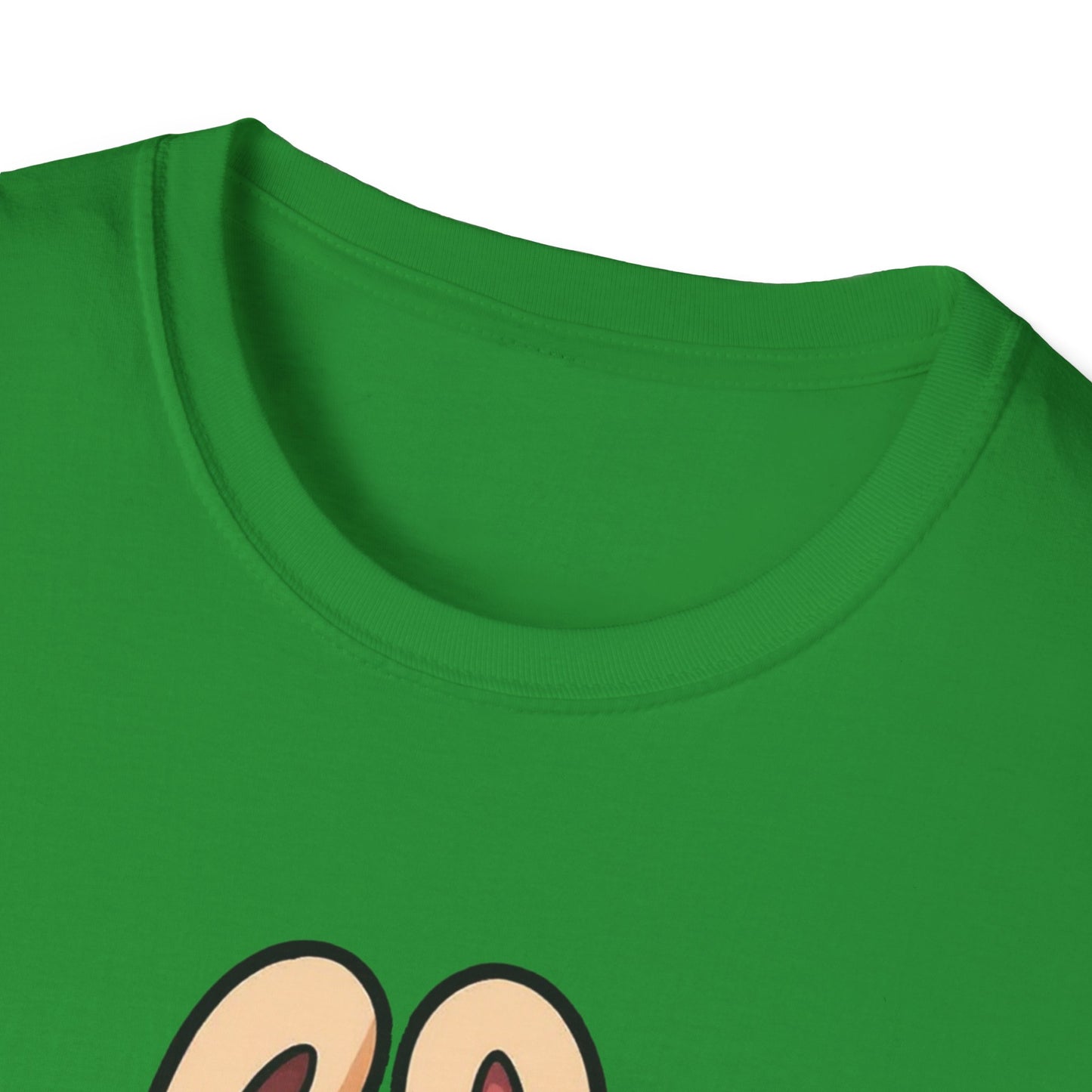 T-Shirt Unisex Labubu Softstyle – Outfit Cartoon Kawaii Rosa Orsetto Fragola.