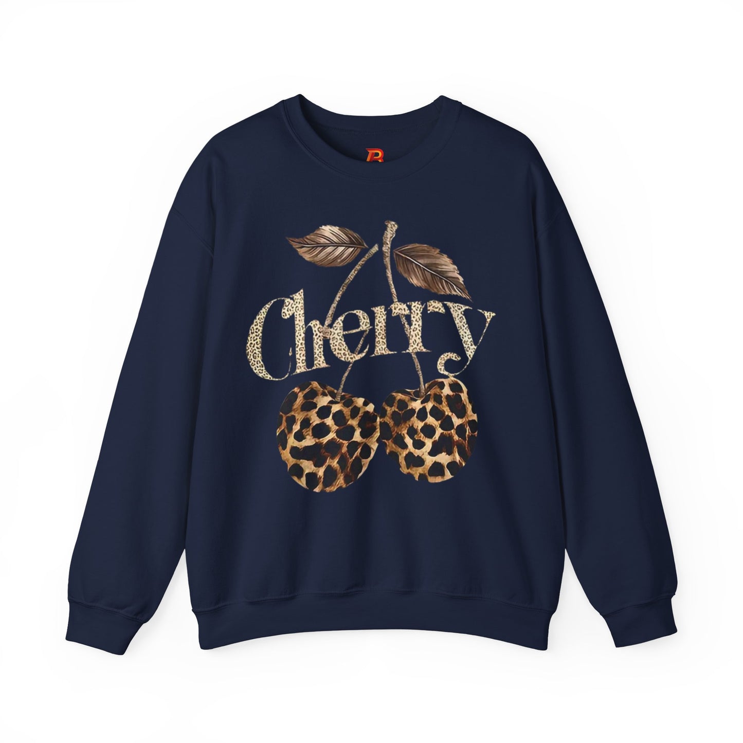 Felpa Unisex "Cherry Leopard" – Stampa Ciliegie Animalier, Stile Streetwear alla Moda.